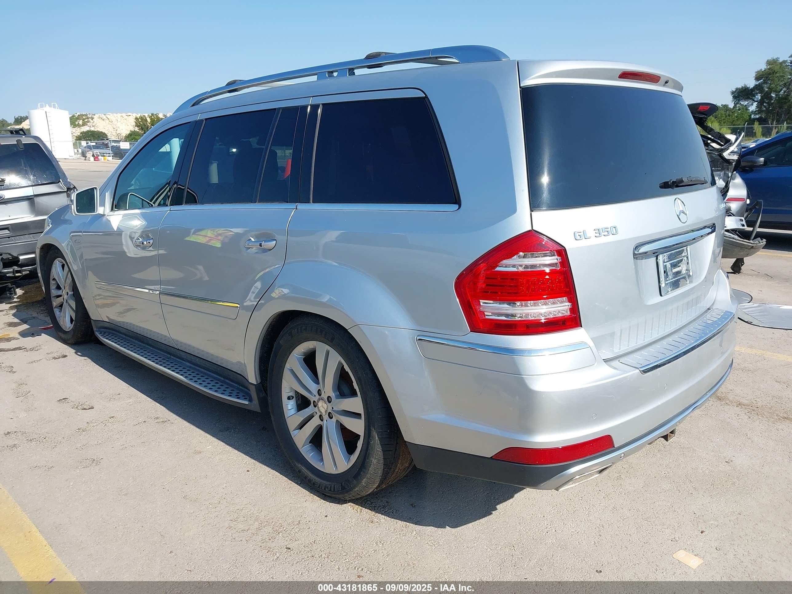 2011 Mercedes-benz Gl 350 Bluetec 4matic Silver vin: 4JGBF2FE7BA644366