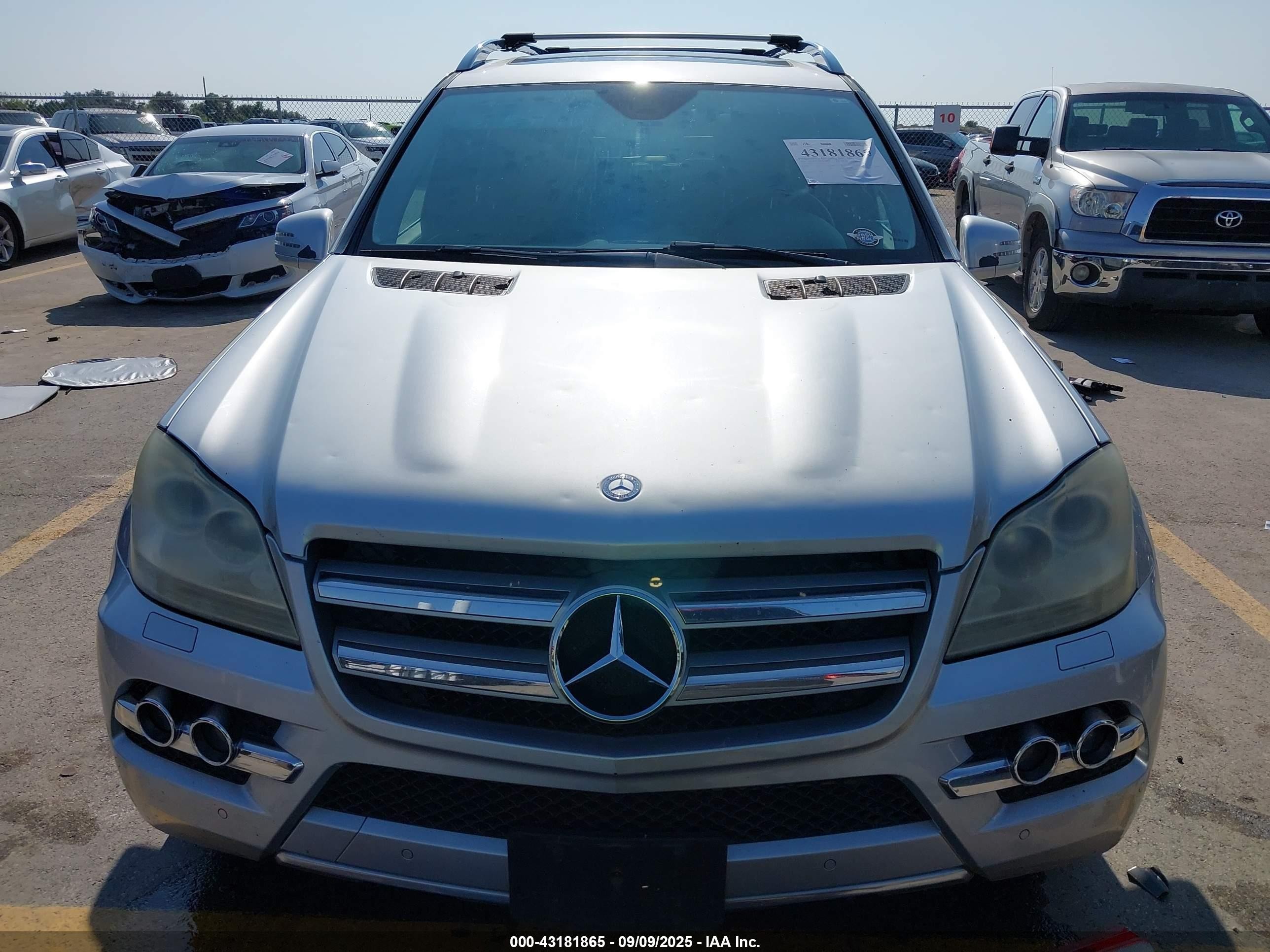 2011 Mercedes-benz Gl 350 Bluetec 4matic Silver vin: 4JGBF2FE7BA644366
