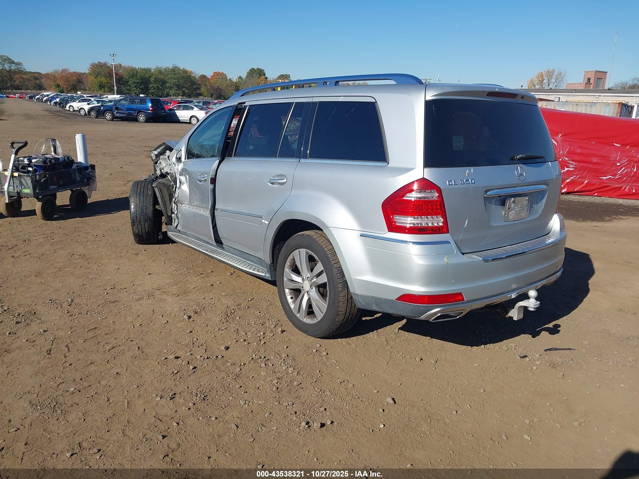 2011 Mercedes-benz Gl 350 Bluetec 4matic Silver vin: 4JGBF2FE7BA692966