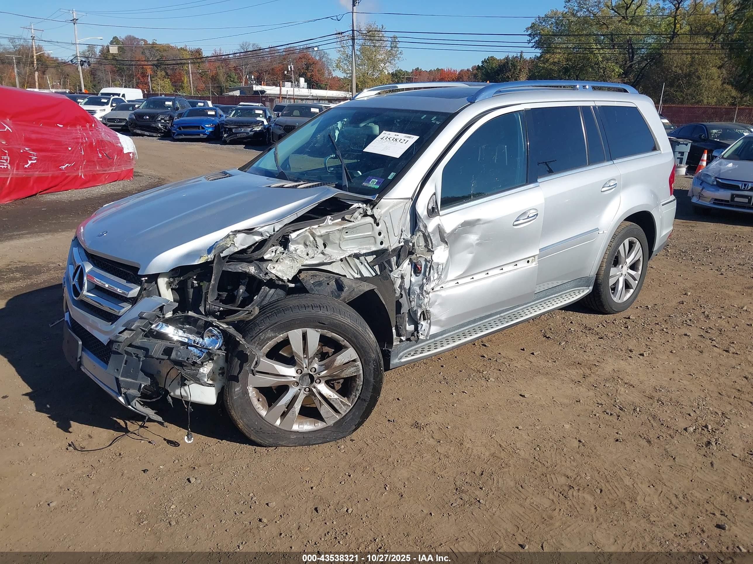 2011 Mercedes-benz Gl 350 Bluetec 4matic Silver vin: 4JGBF2FE7BA692966