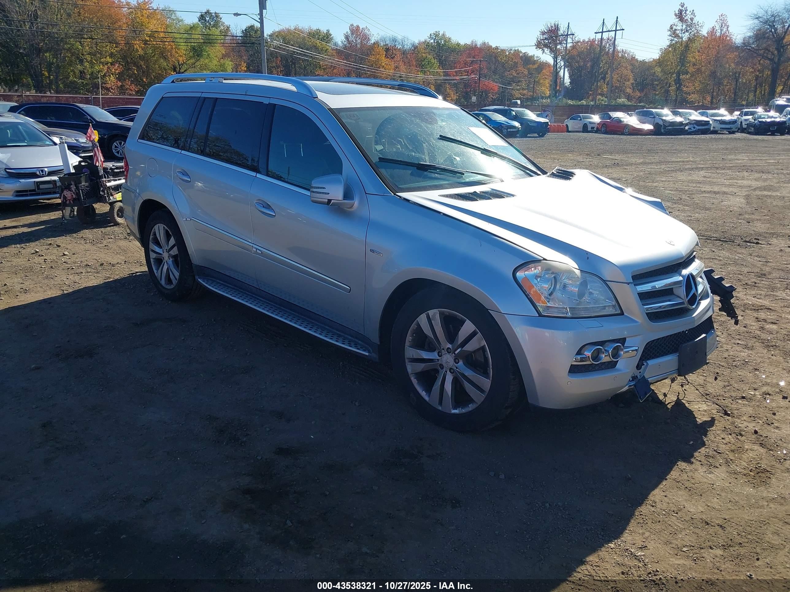 2011 Mercedes-benz Gl 350 Bluetec 4matic Silver vin: 4JGBF2FE7BA692966