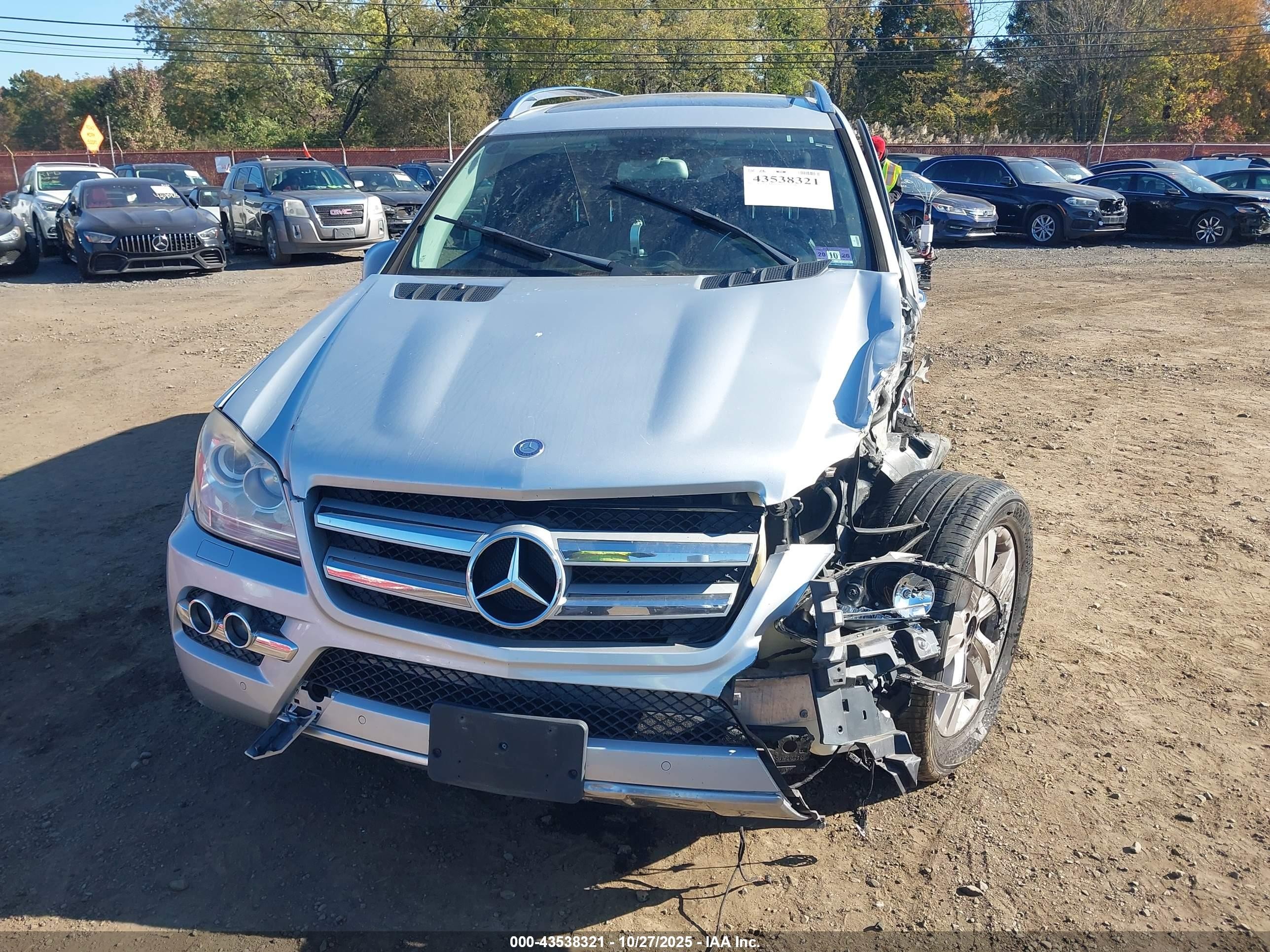 2011 Mercedes-benz Gl 350 Bluetec 4matic Silver vin: 4JGBF2FE7BA692966