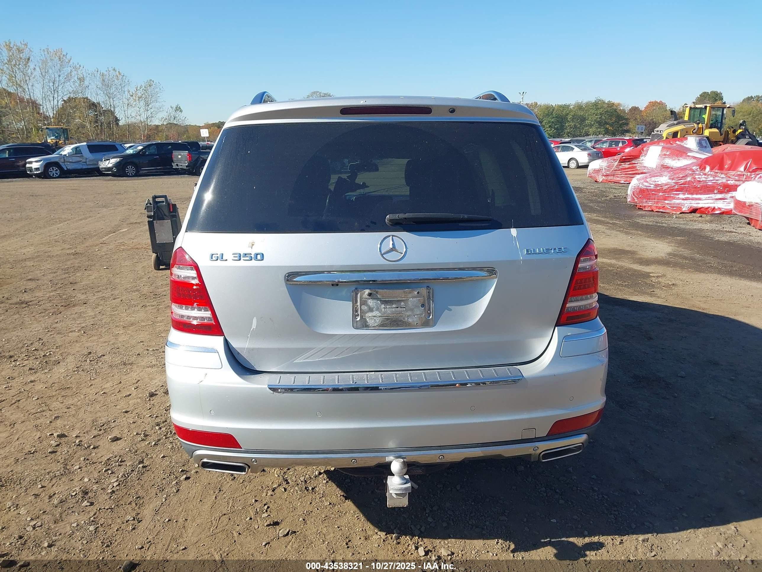 2011 Mercedes-benz Gl 350 Bluetec 4matic Silver vin: 4JGBF2FE7BA692966