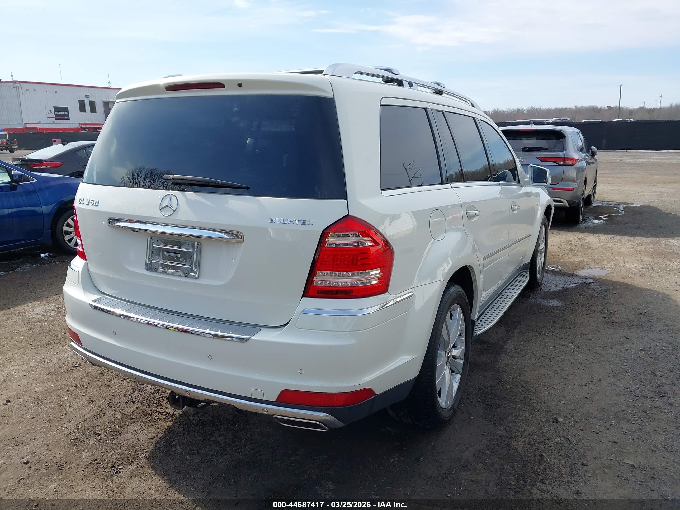 2012 Mercedes-benz Gl 350 Bluetec 4matic Белый vin: 4JGBF2FE7CA777825