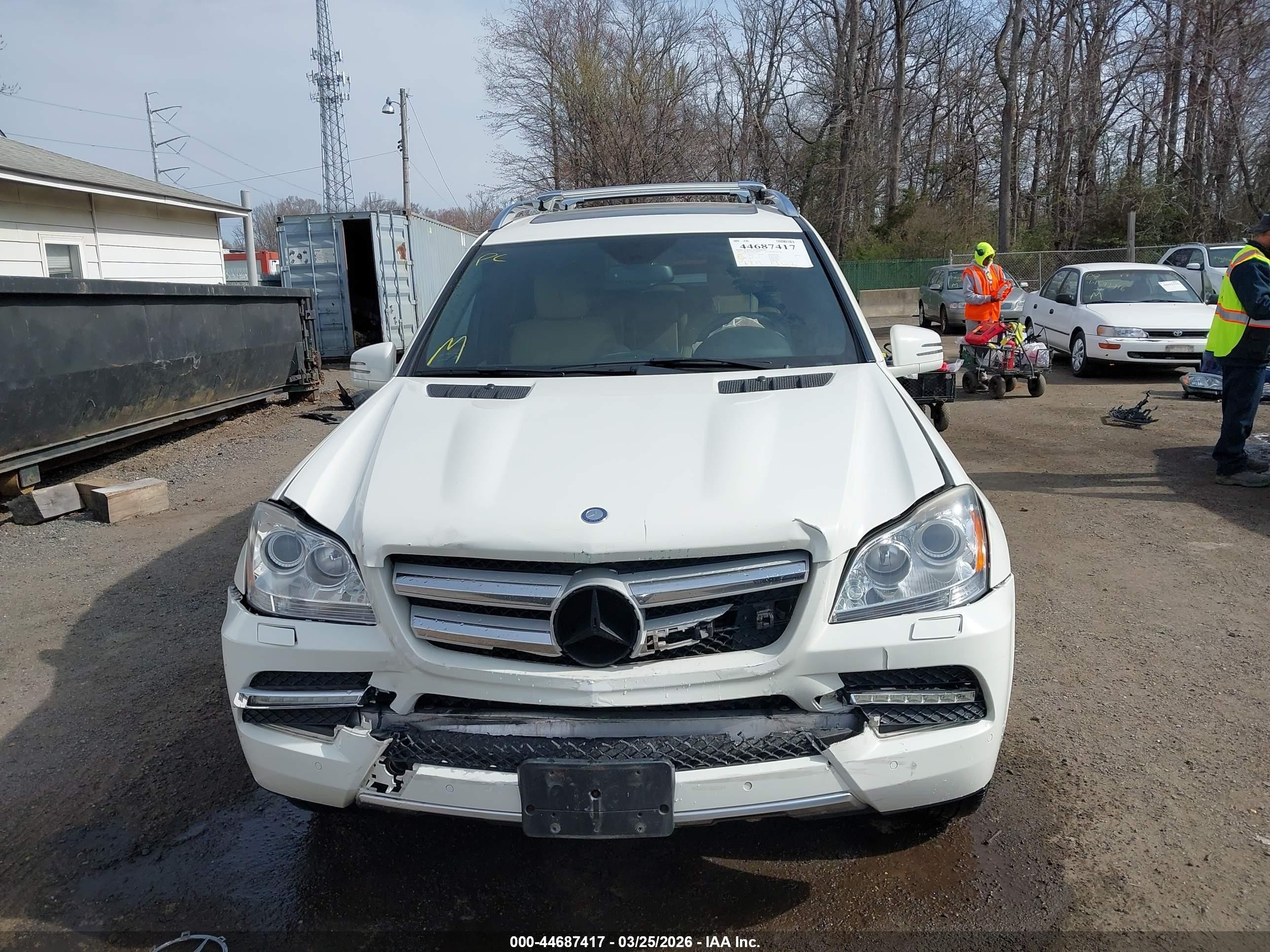2012 Mercedes-benz Gl 350 Bluetec 4matic Белый vin: 4JGBF2FE7CA777825