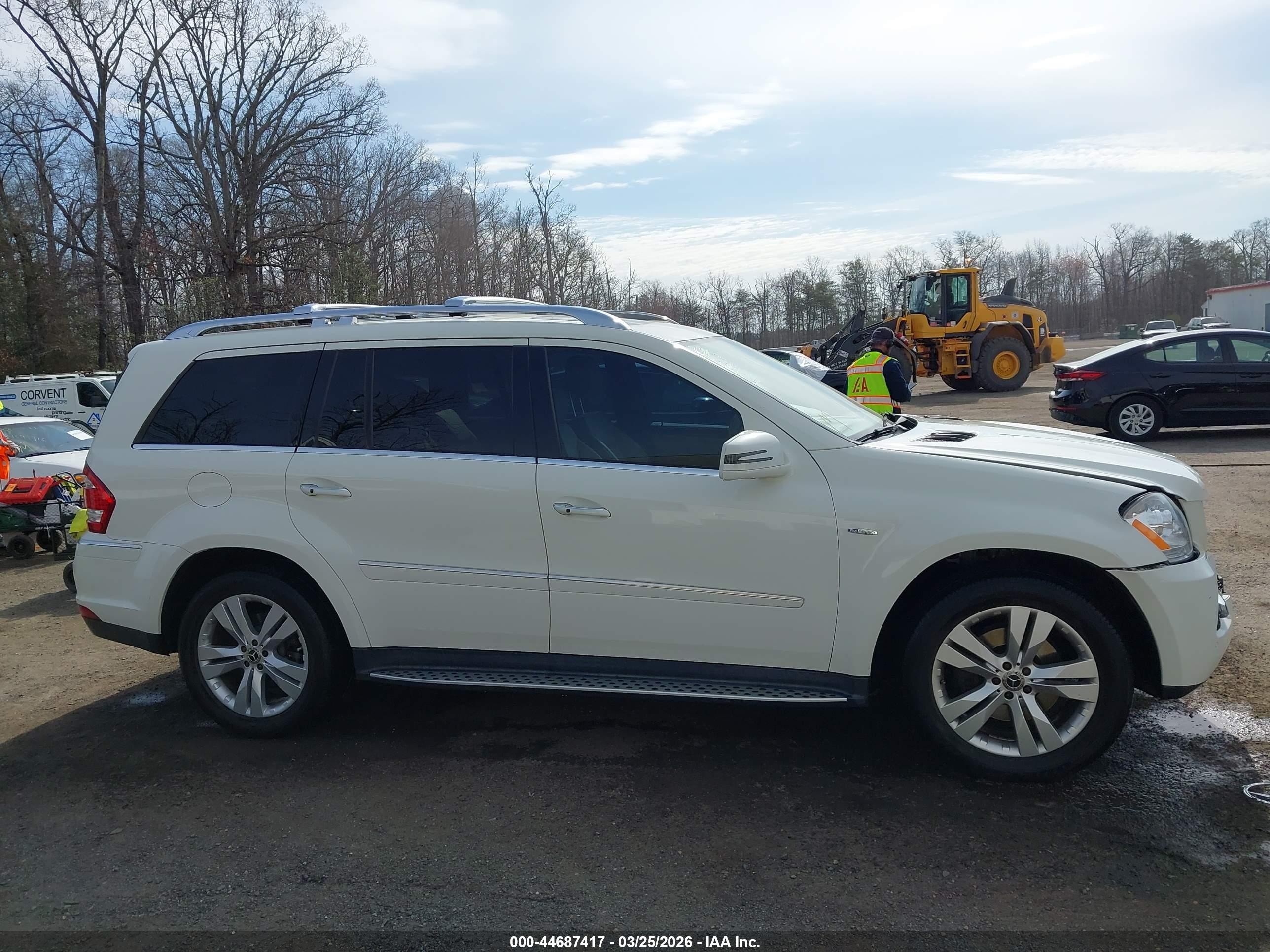 2012 Mercedes-benz Gl 350 Bluetec 4matic Белый vin: 4JGBF2FE7CA777825