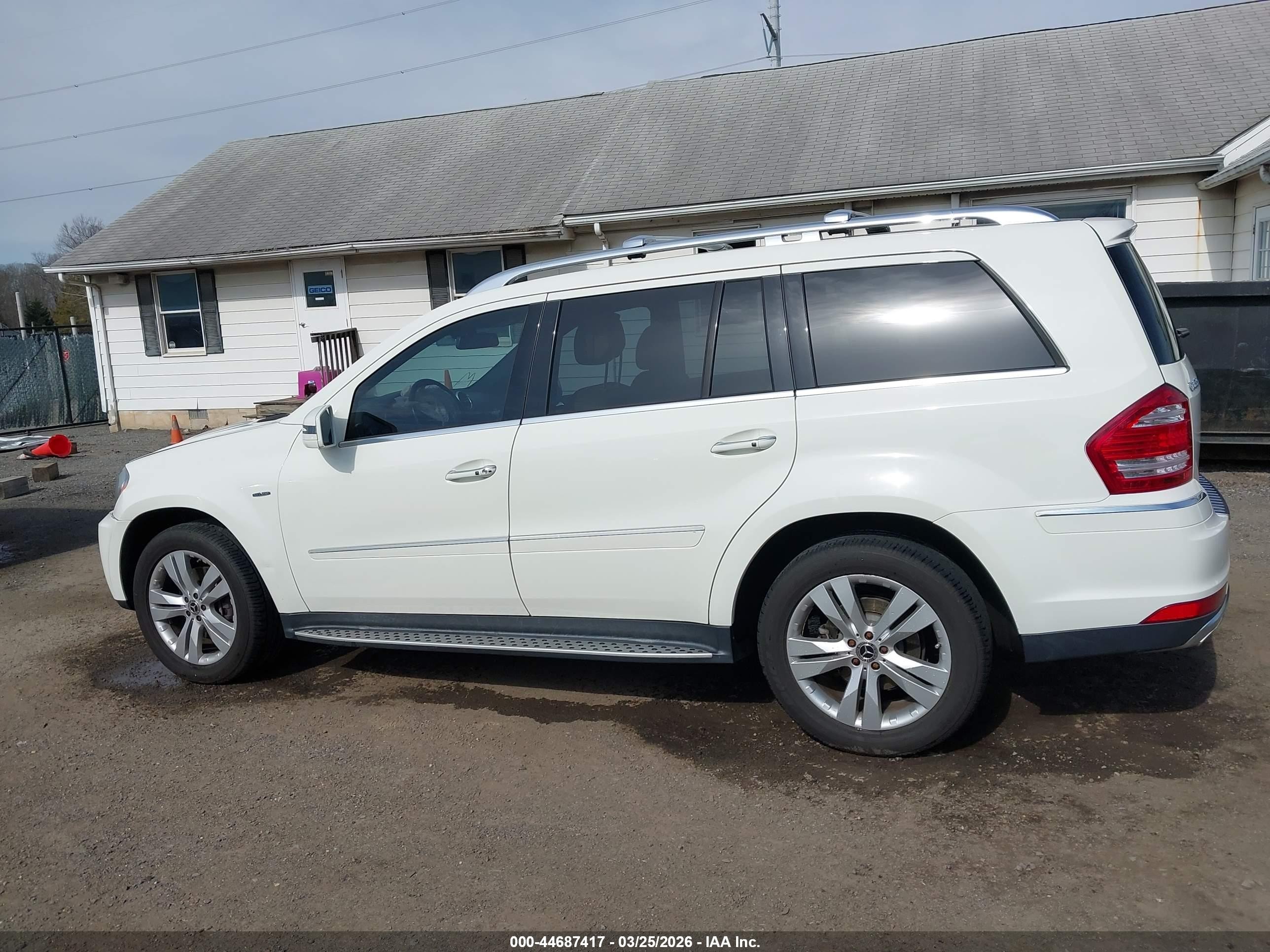 2012 Mercedes-benz Gl 350 Bluetec 4matic Белый vin: 4JGBF2FE7CA777825