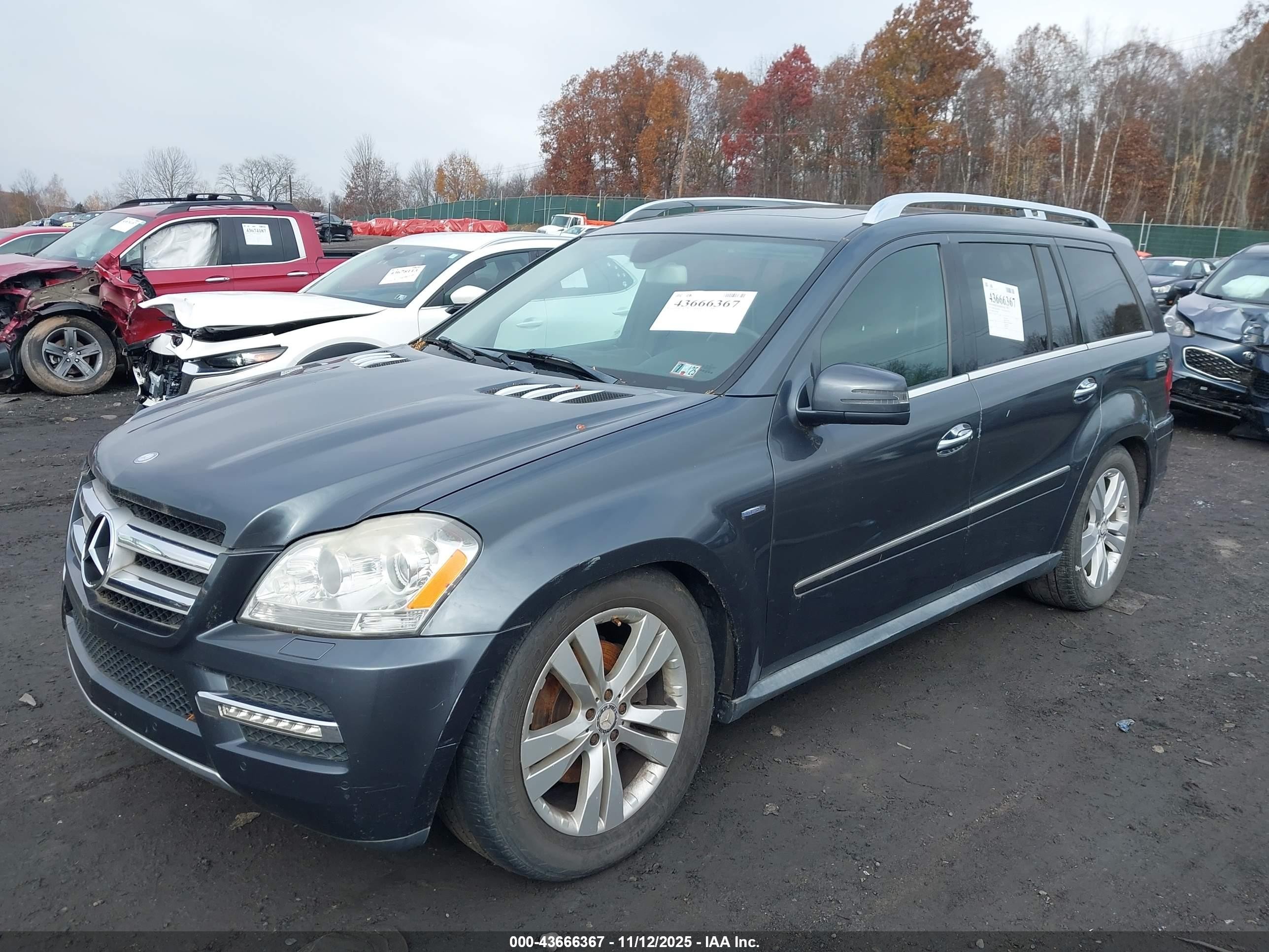 2012 Mercedes-benz Gl 350 Bluetec 4matic Серый vin: 4JGBF2FE7CA793085