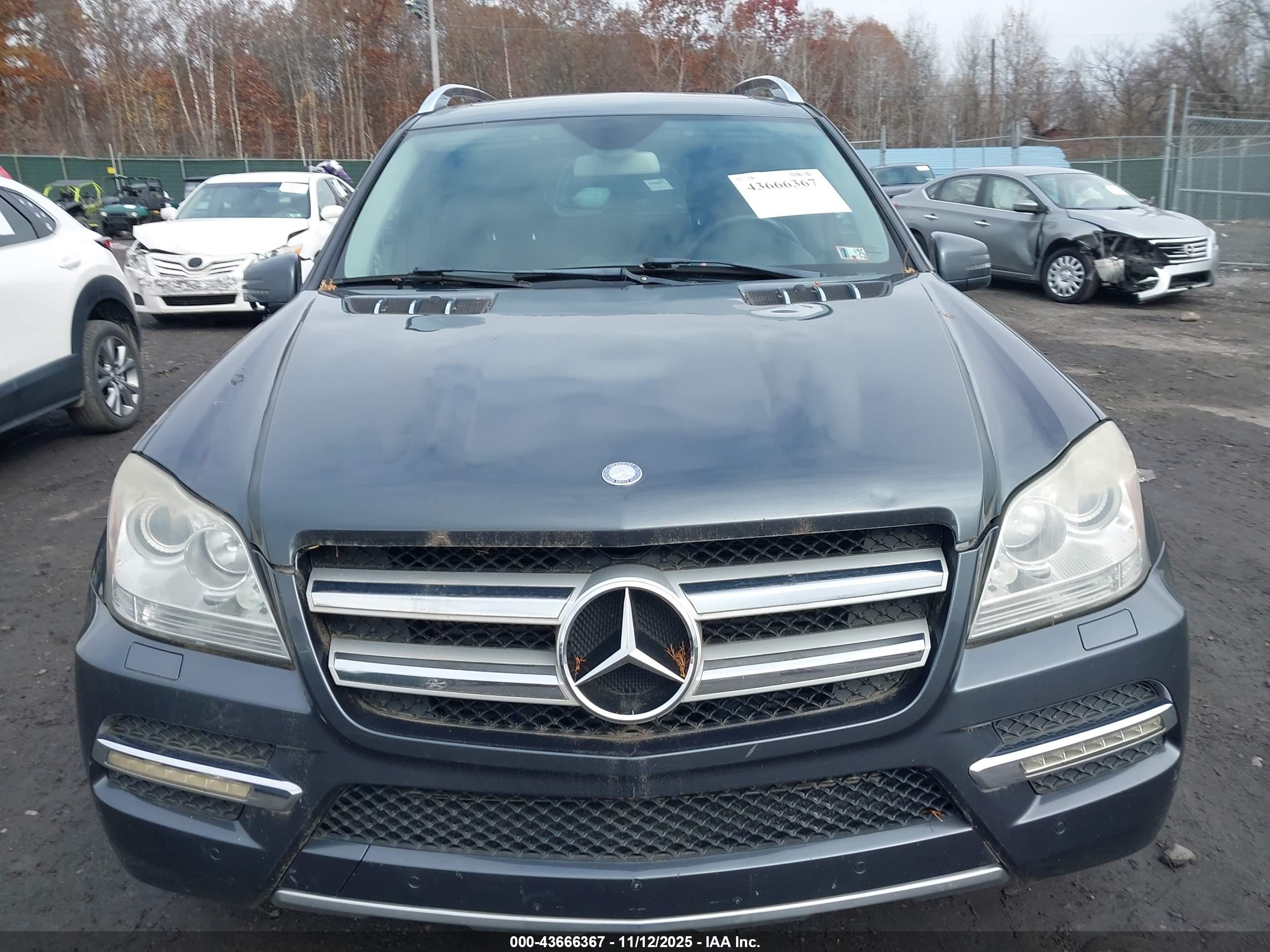 2012 Mercedes-benz Gl 350 Bluetec 4matic Серый vin: 4JGBF2FE7CA793085