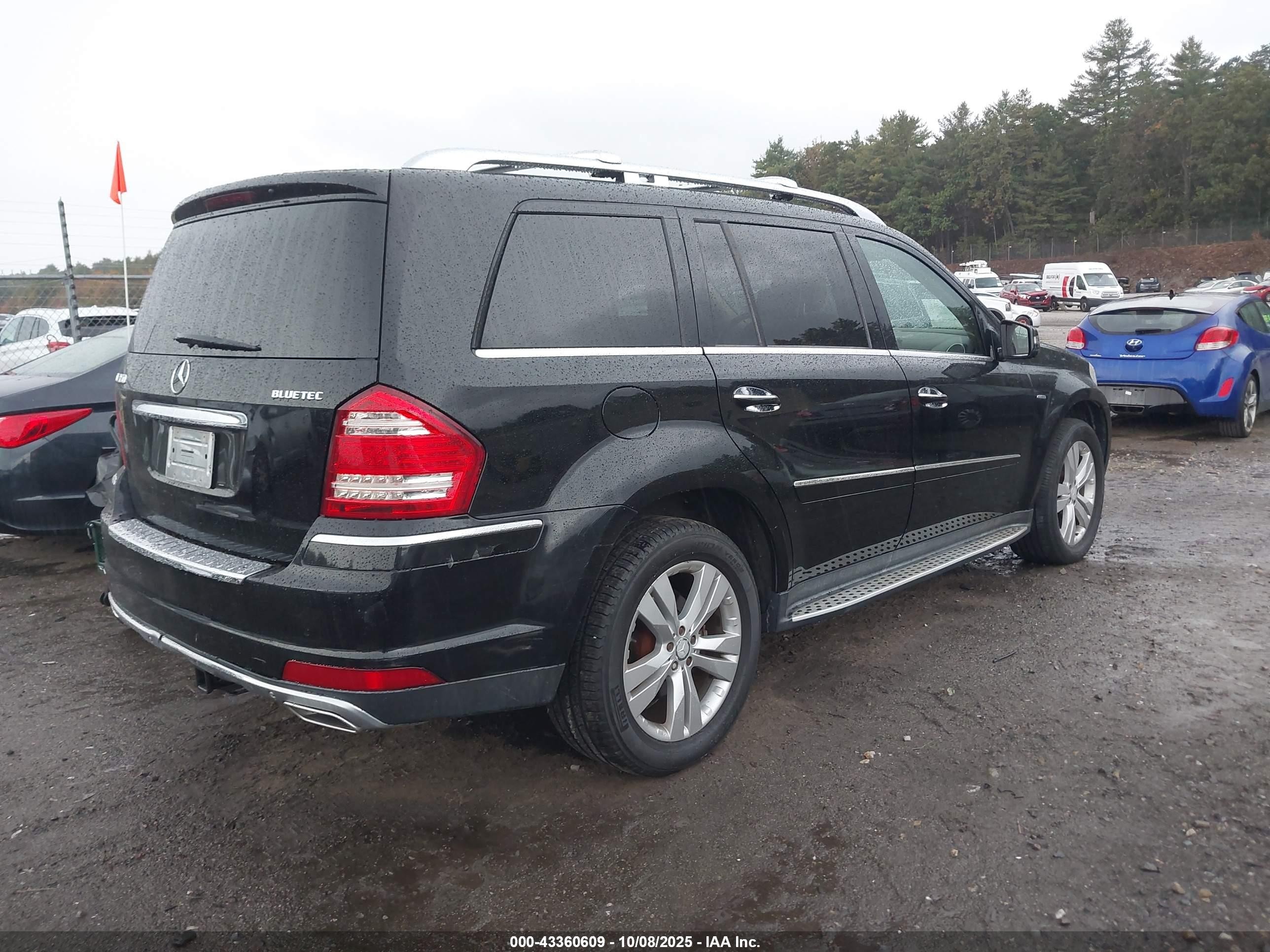 2011 Mercedes-benz Gl 350 Bluetec 4matic Black vin: 4JGBF2FE8BA639435