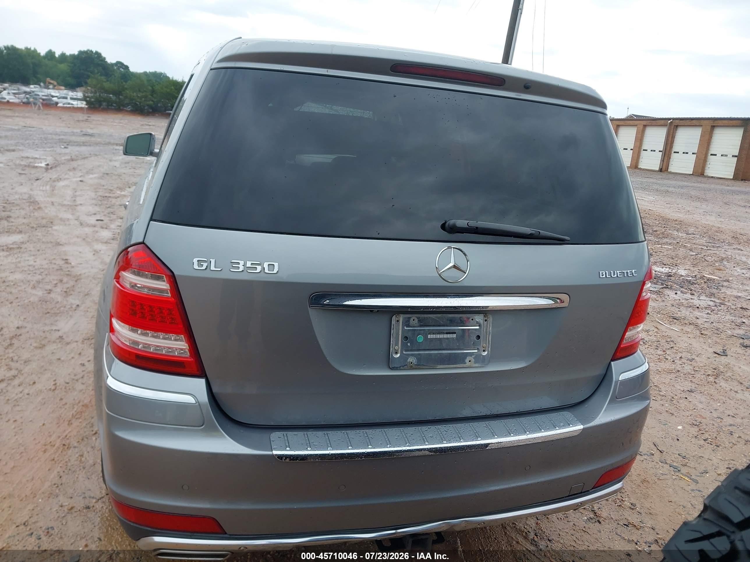 2012 Mercedes-benz Gl 350 Bluetec 4matic Gray vin: 4JGBF2FE8CA769670