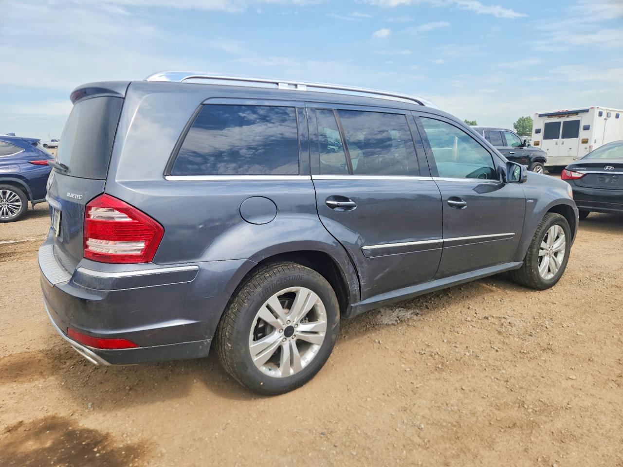 2011 Mercedes-benz Gl 350 Bluetec Gray vin: 4JGBF2FE9BA670595