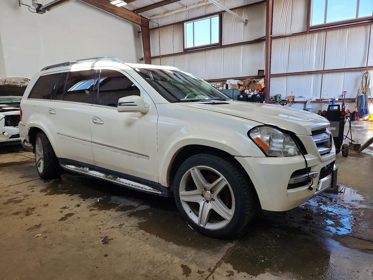 2012 Mercedes-benz Gl 350 Bluetec White vin: 4JGBF2FE9CA784274