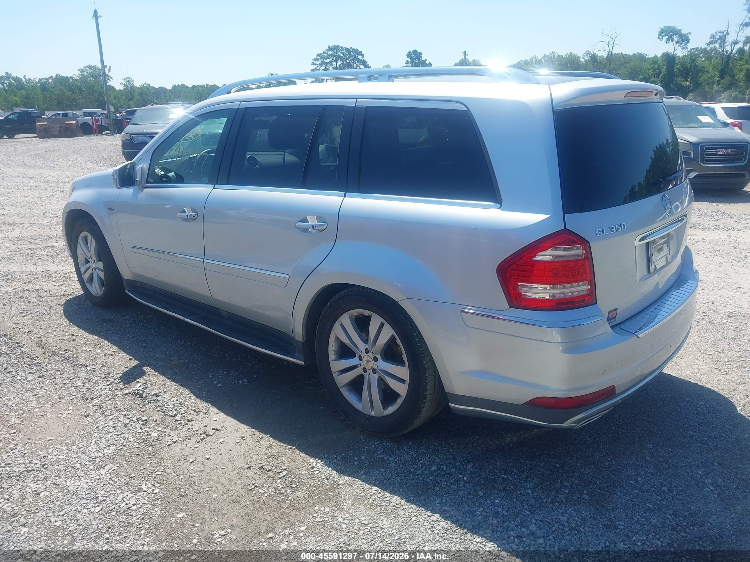 2011 Mercedes-benz Gl 350 Bluetec 4matic Silver vin: 4JGBF2FEXBA712112