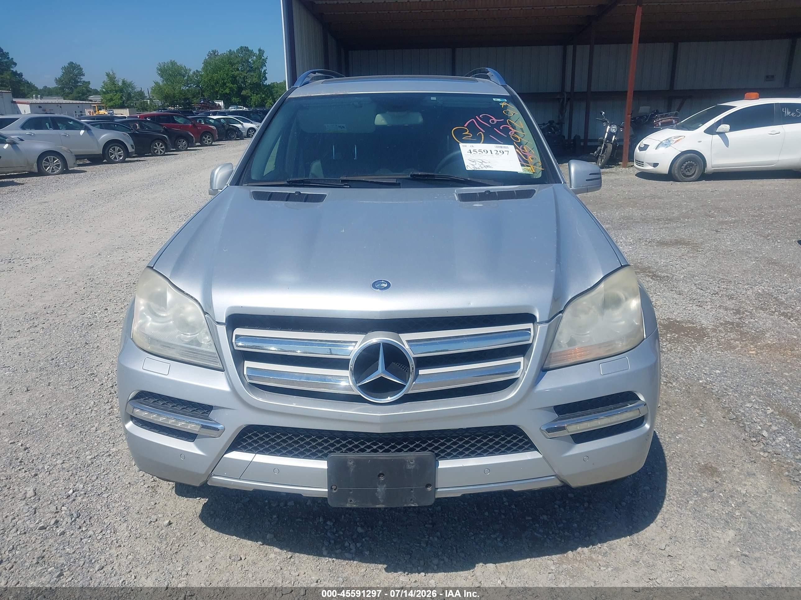 2011 Mercedes-benz Gl 350 Bluetec 4matic Silver vin: 4JGBF2FEXBA712112