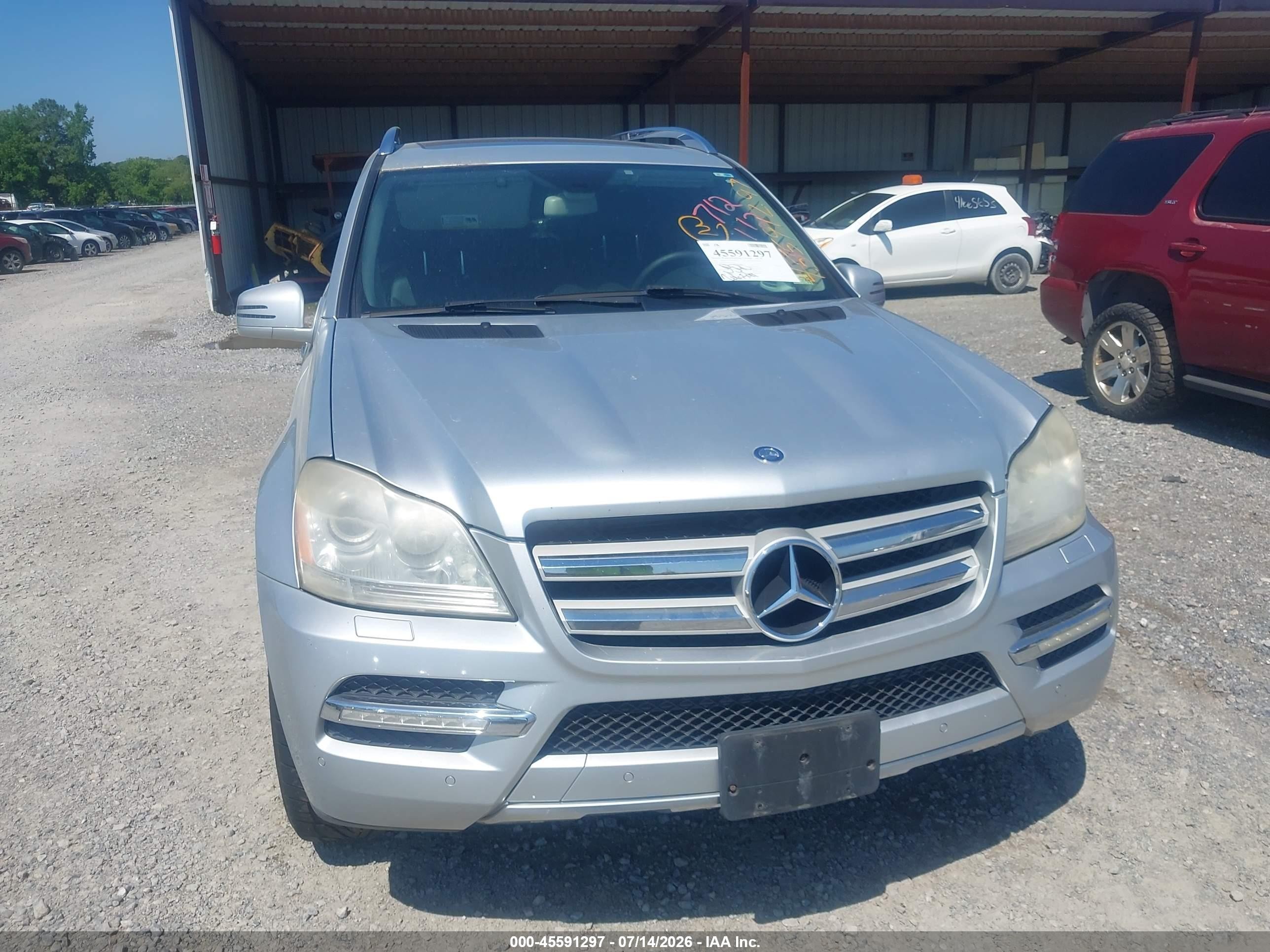 2011 Mercedes-benz Gl 350 Bluetec 4matic Silver vin: 4JGBF2FEXBA712112