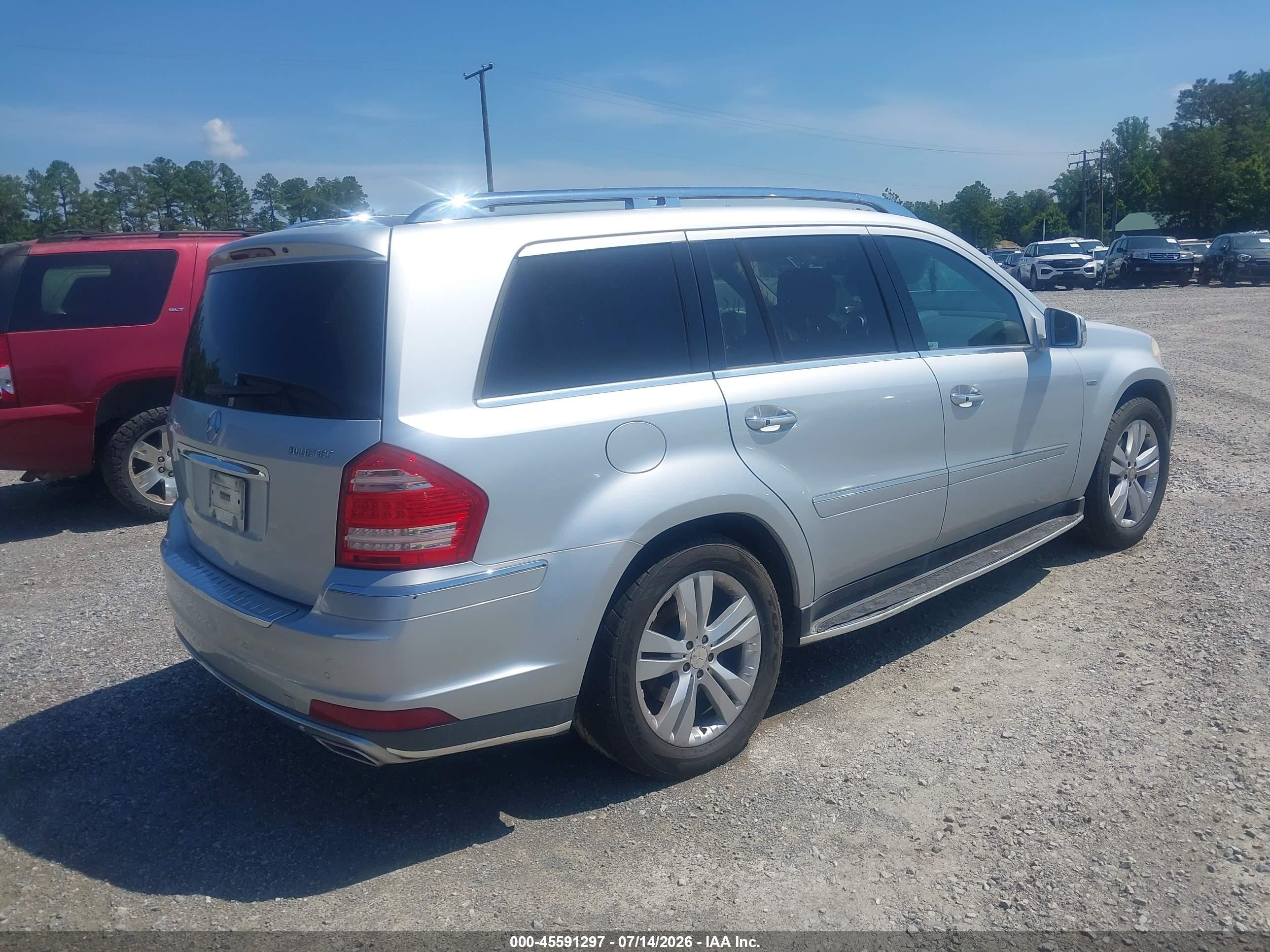 2011 Mercedes-benz Gl 350 Bluetec 4matic Silver vin: 4JGBF2FEXBA712112