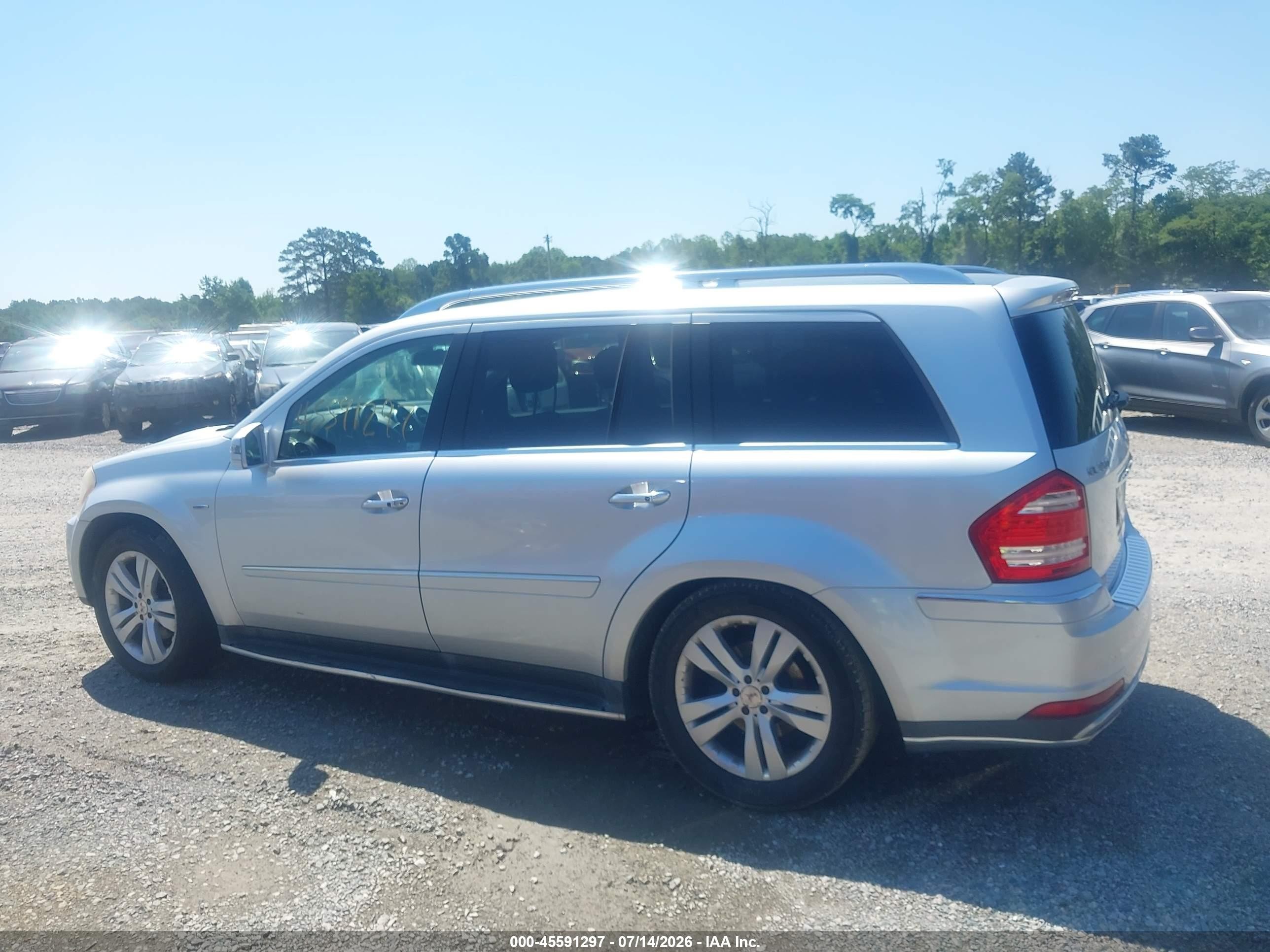 2011 Mercedes-benz Gl 350 Bluetec 4matic Silver vin: 4JGBF2FEXBA712112
