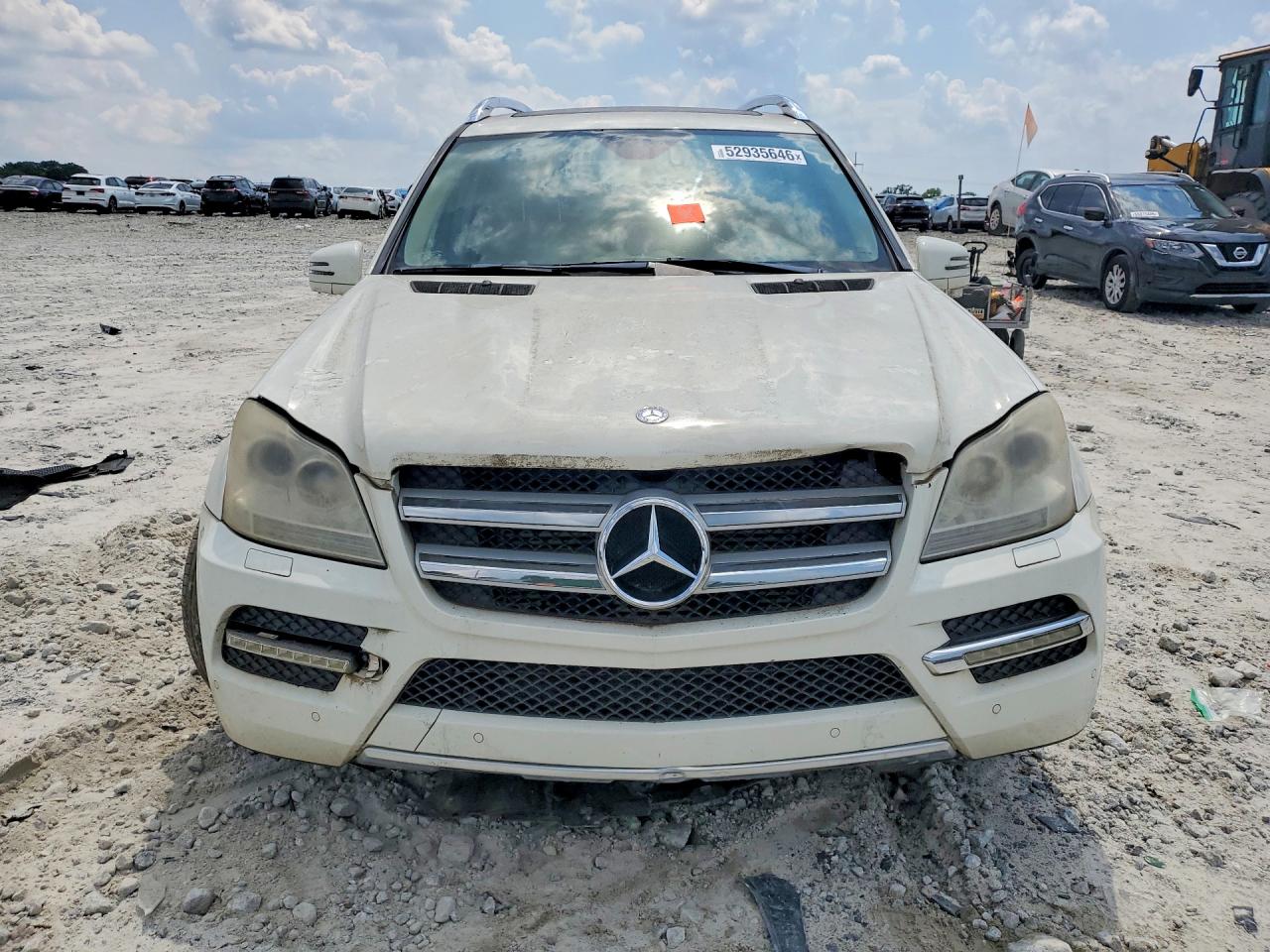 2012 Mercedes-benz Gl 350 Bluetec White vin: 4JGBF2FEXCA784929