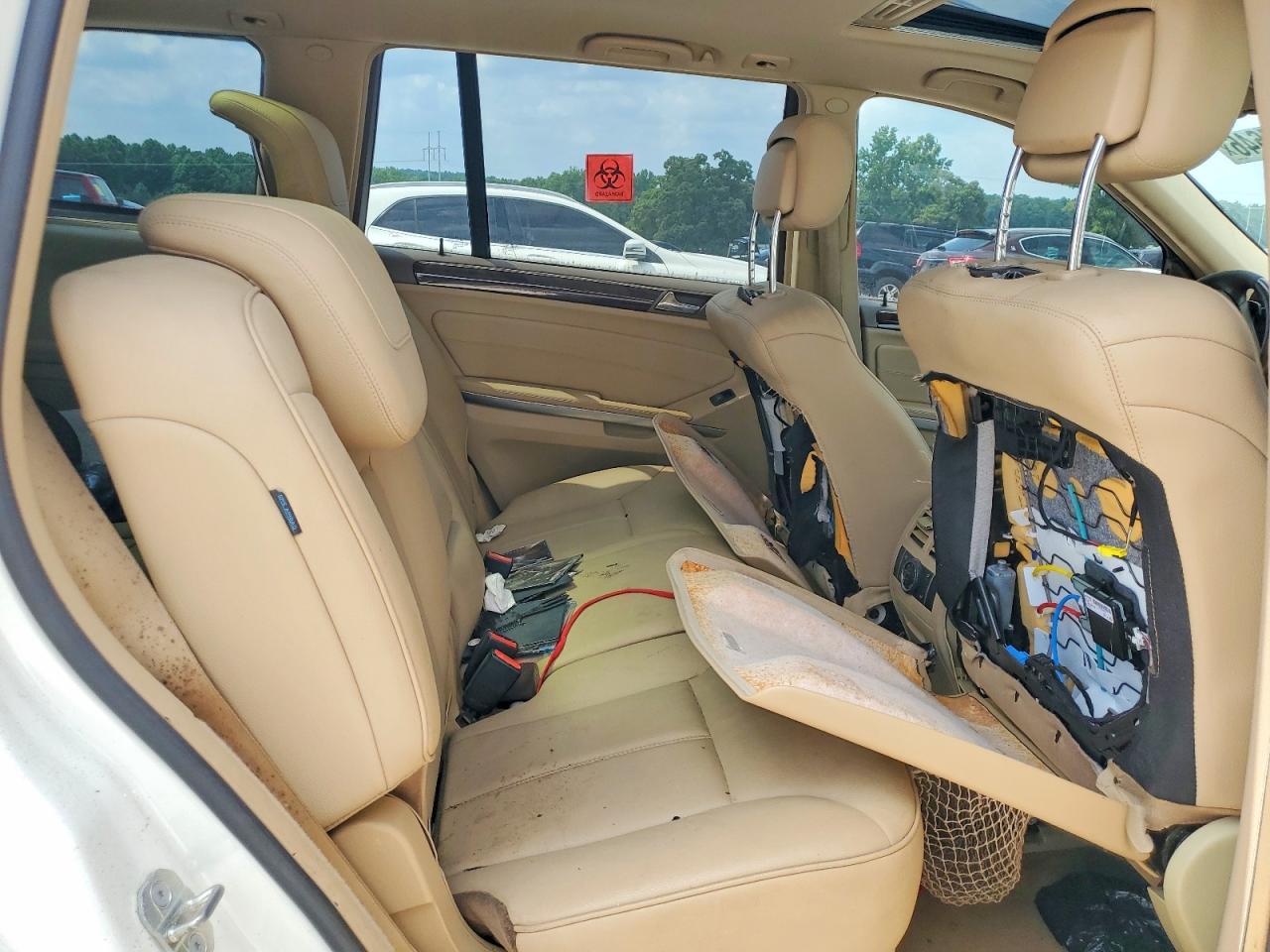 2012 Mercedes-benz Gl 350 Bluetec White vin: 4JGBF2FEXCA784929