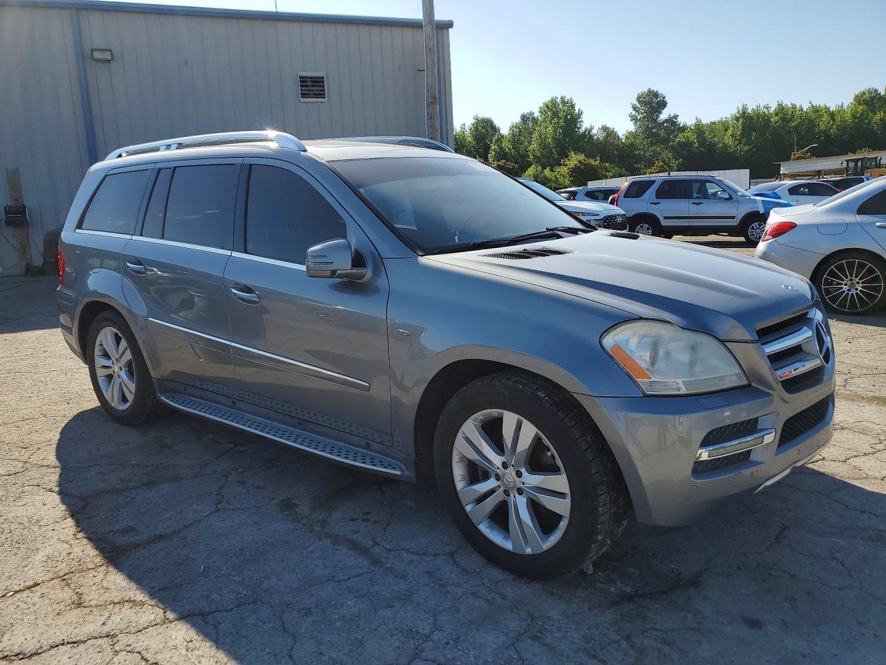 2012 Mercedes-benz Gl-class Gl350 Bluet Silver vin: 4JGBF2FEXCA794750
