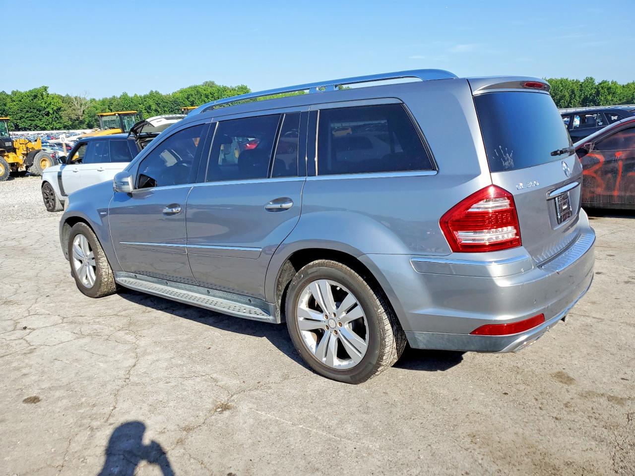 2012 Mercedes-benz Gl-class Gl350 Bluet Silver vin: 4JGBF2FEXCA794750