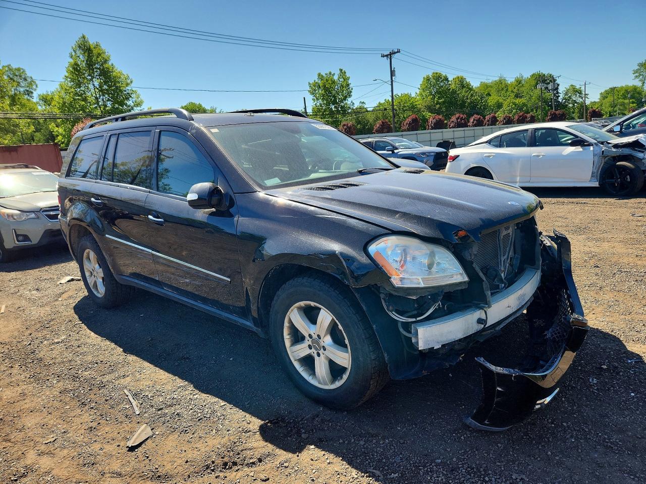 2007 Mercedes-benz Gl 450 4matic Черный vin: 4JGBF71E07A258786