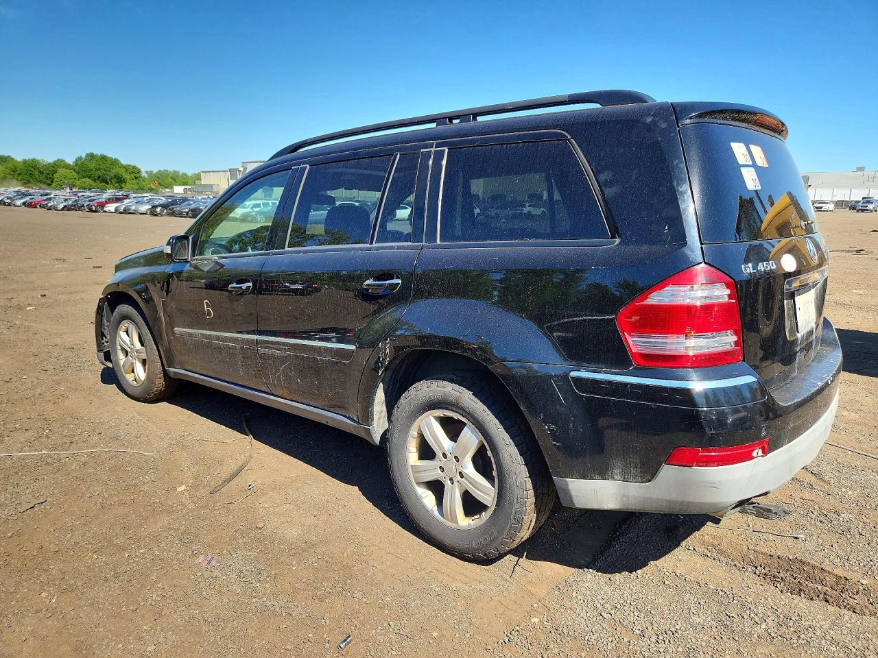 2007 Mercedes-benz Gl 450 4matic Черный vin: 4JGBF71E07A258786