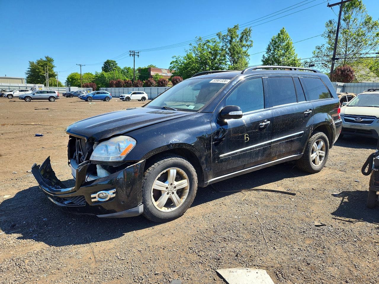 2007 Mercedes-benz Gl 450 4matic Черный vin: 4JGBF71E07A258786