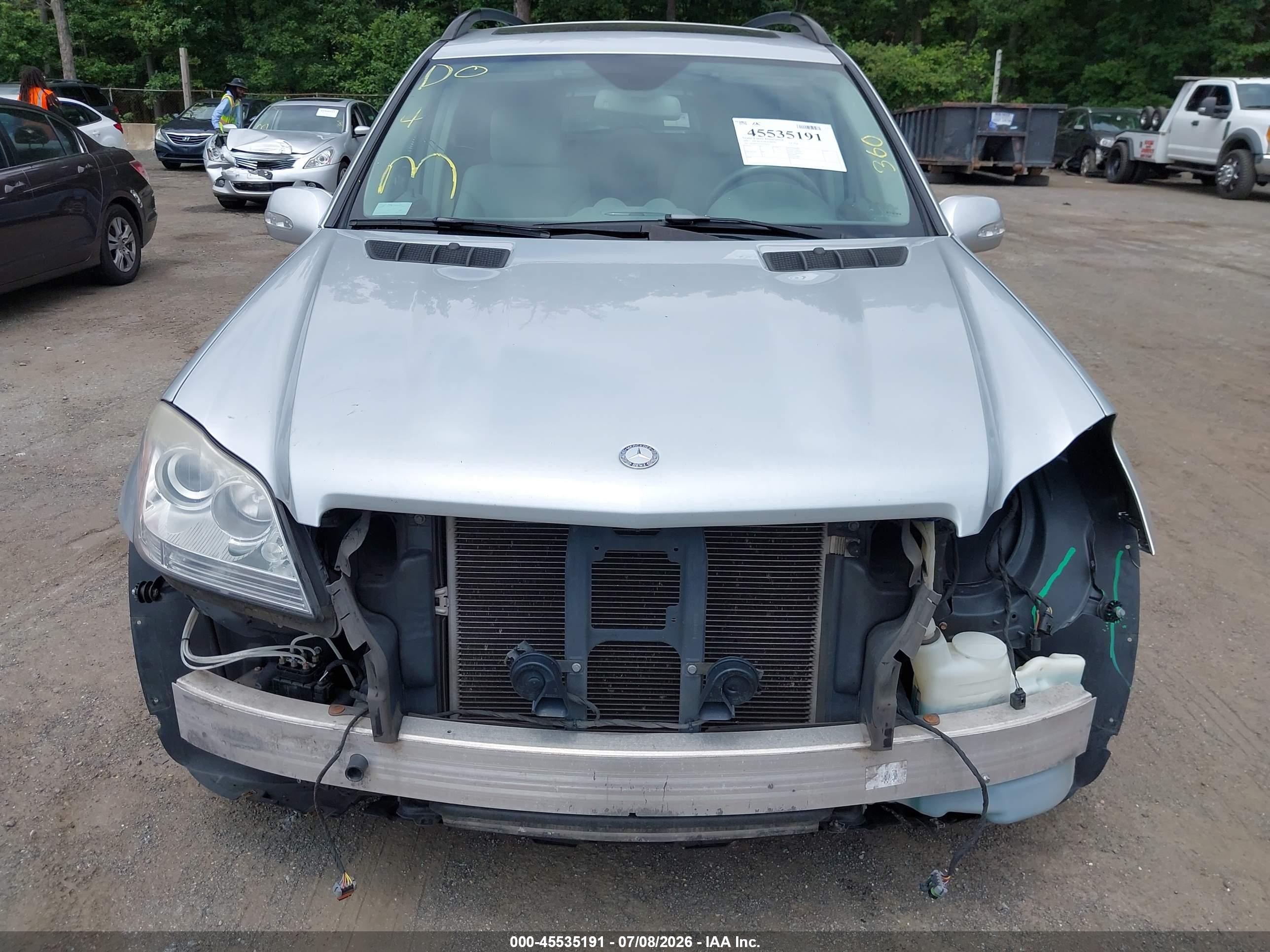 2007 Mercedes-benz Gl 450 4matic Silver vin: 4JGBF71E27A199191