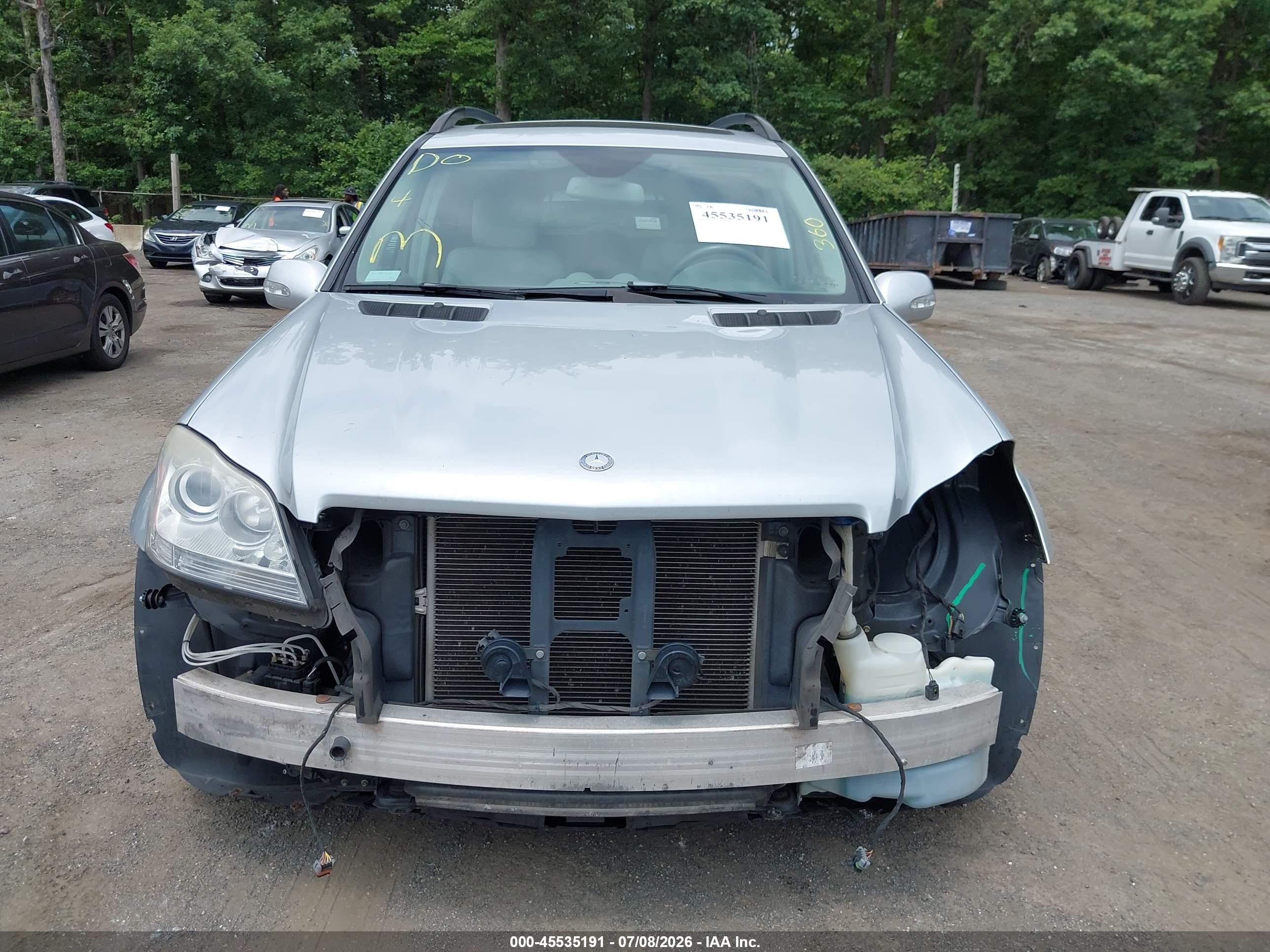 2007 Mercedes-benz Gl 450 4matic Silver vin: 4JGBF71E27A199191