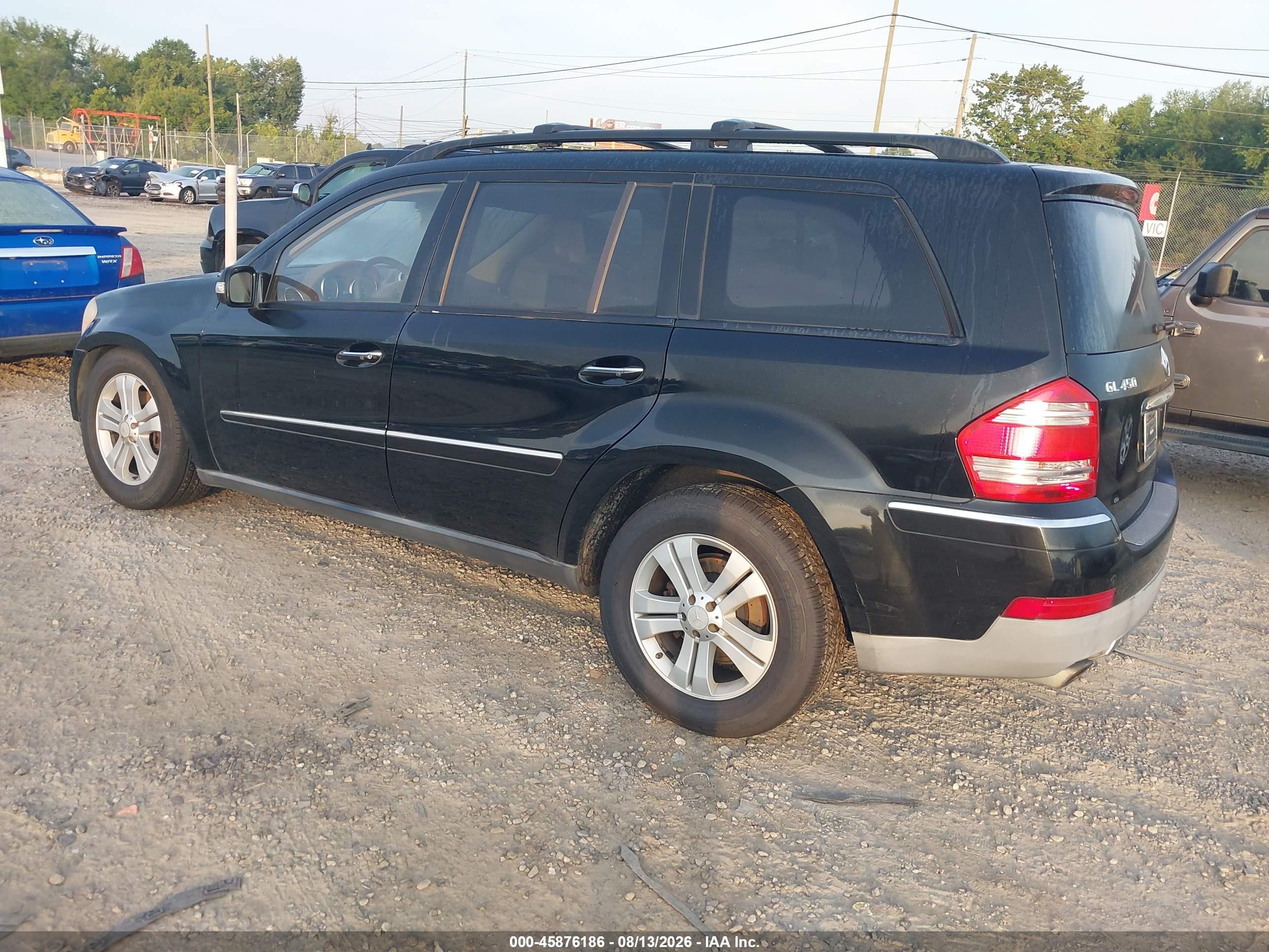 2008 Mercedes-benz Gl 450 4matic Черный vin: 4JGBF71E28A304801