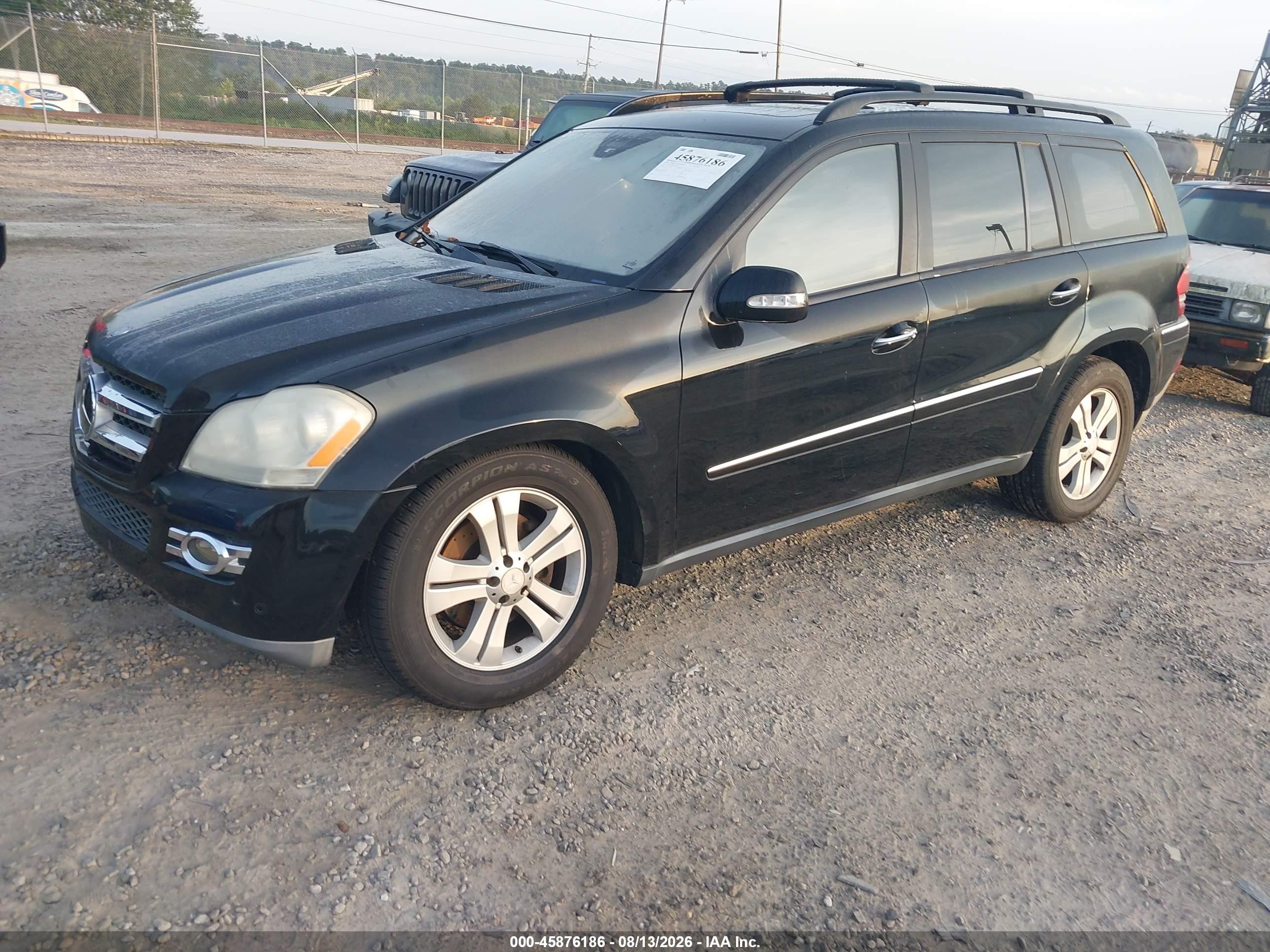 2008 Mercedes-benz Gl 450 4matic Черный vin: 4JGBF71E28A304801