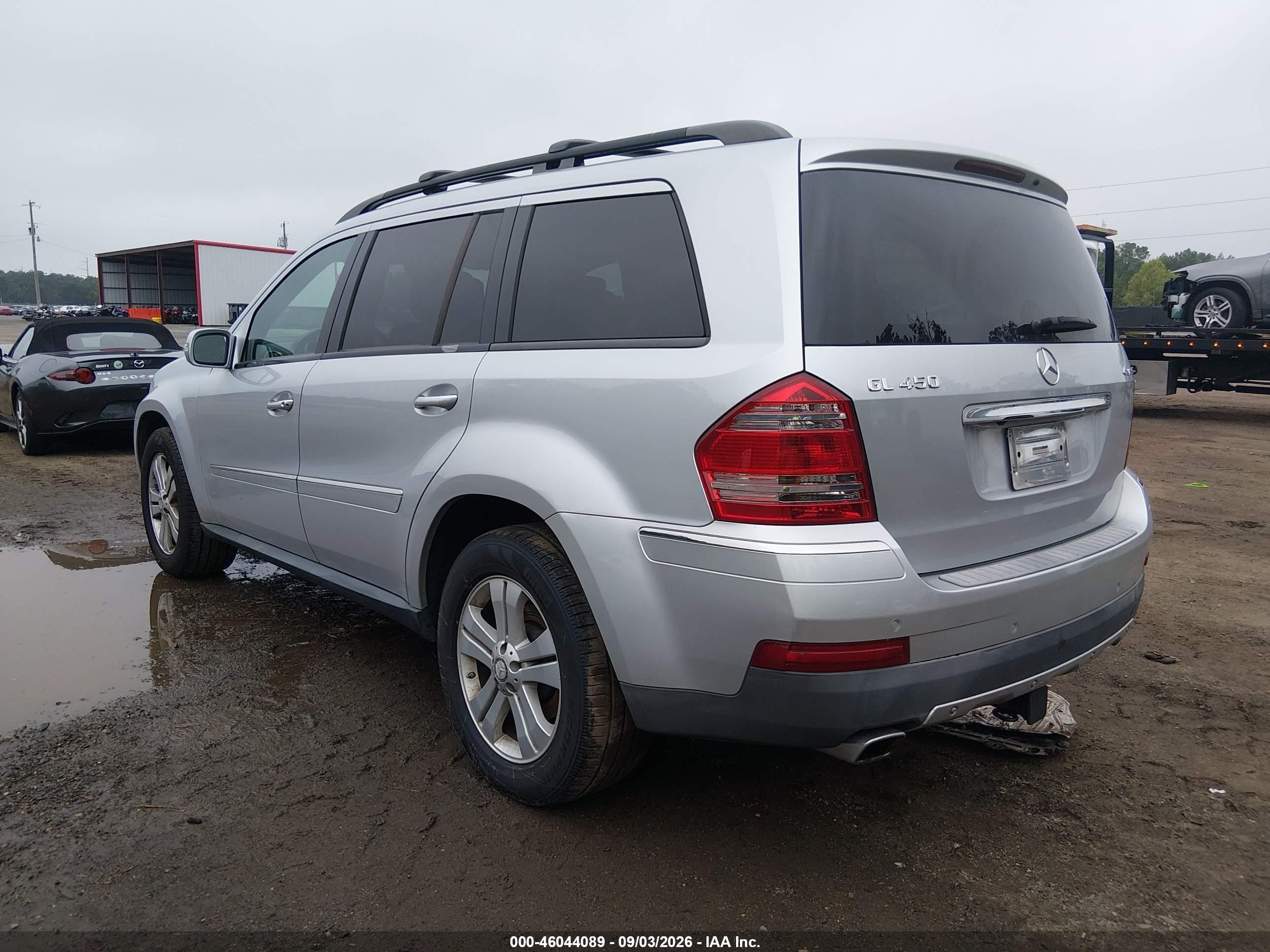 2008 Mercedes-benz Gl 450 4matic Silver vin: 4JGBF71E28A349351