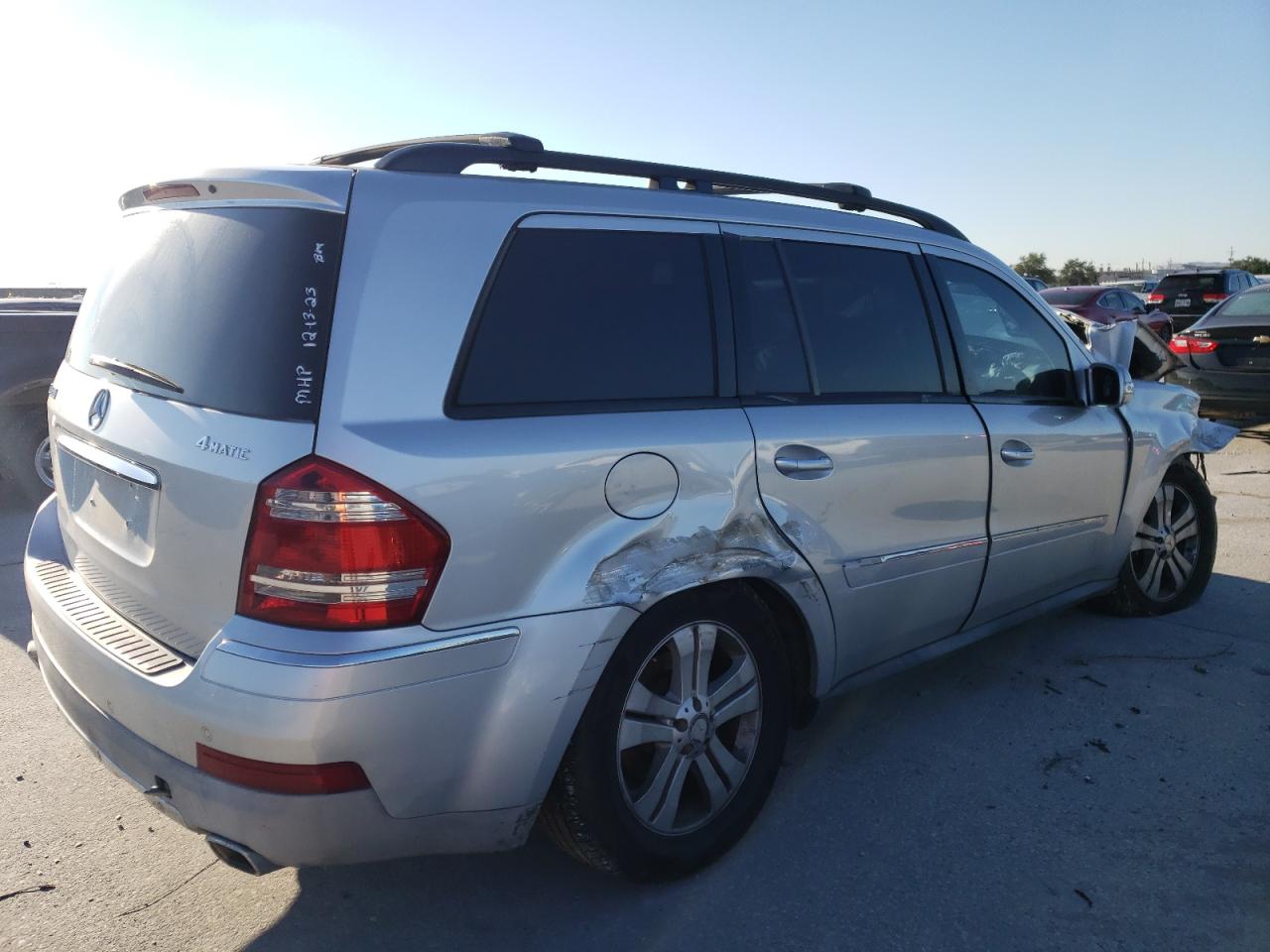 2008 Mercedes-benz Gl 450 4matic Silver vin: 4JGBF71E38A343977