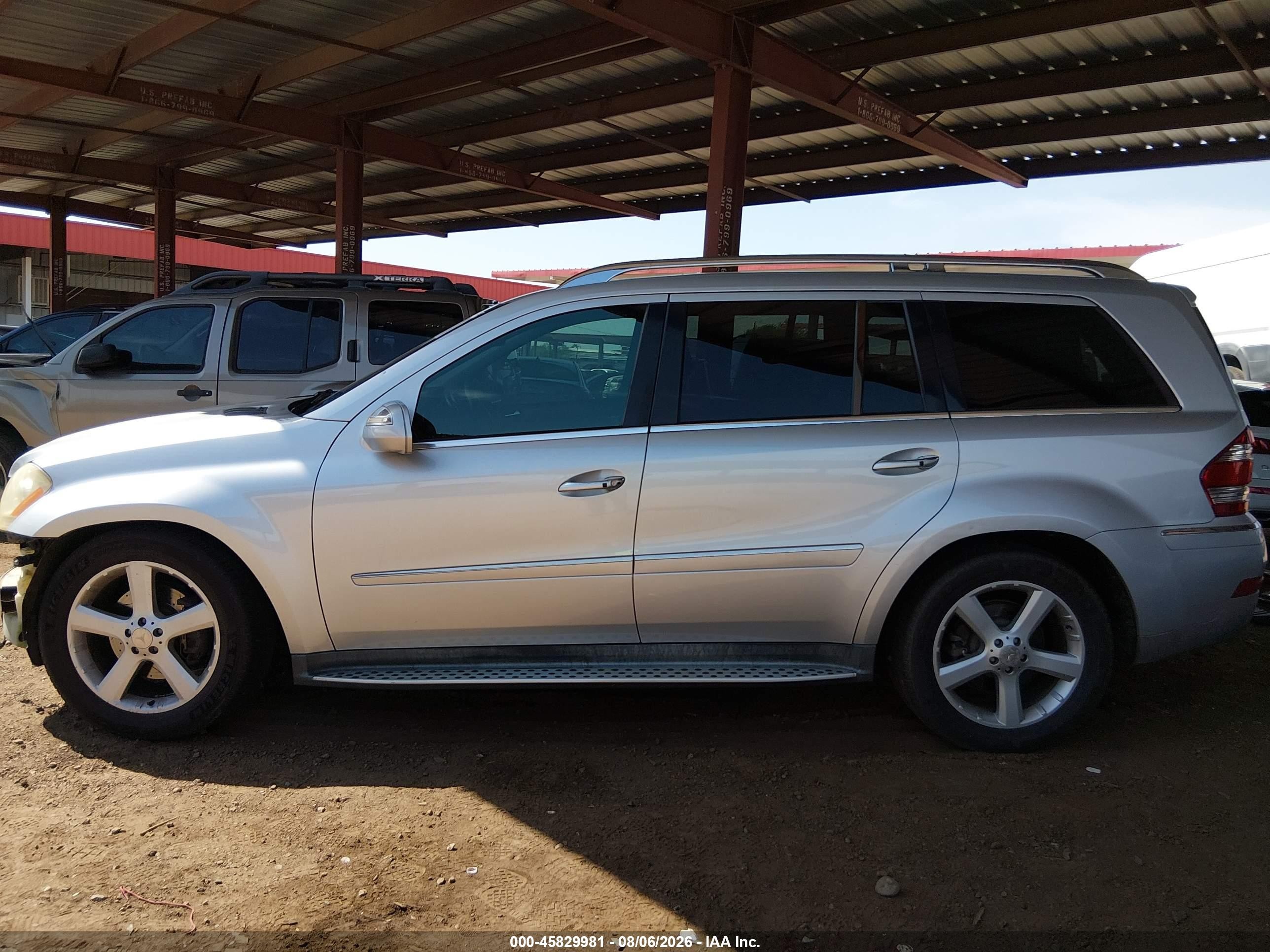 2009 Mercedes-benz Gl 450 4matic Silver vin: 4JGBF71E49A442275