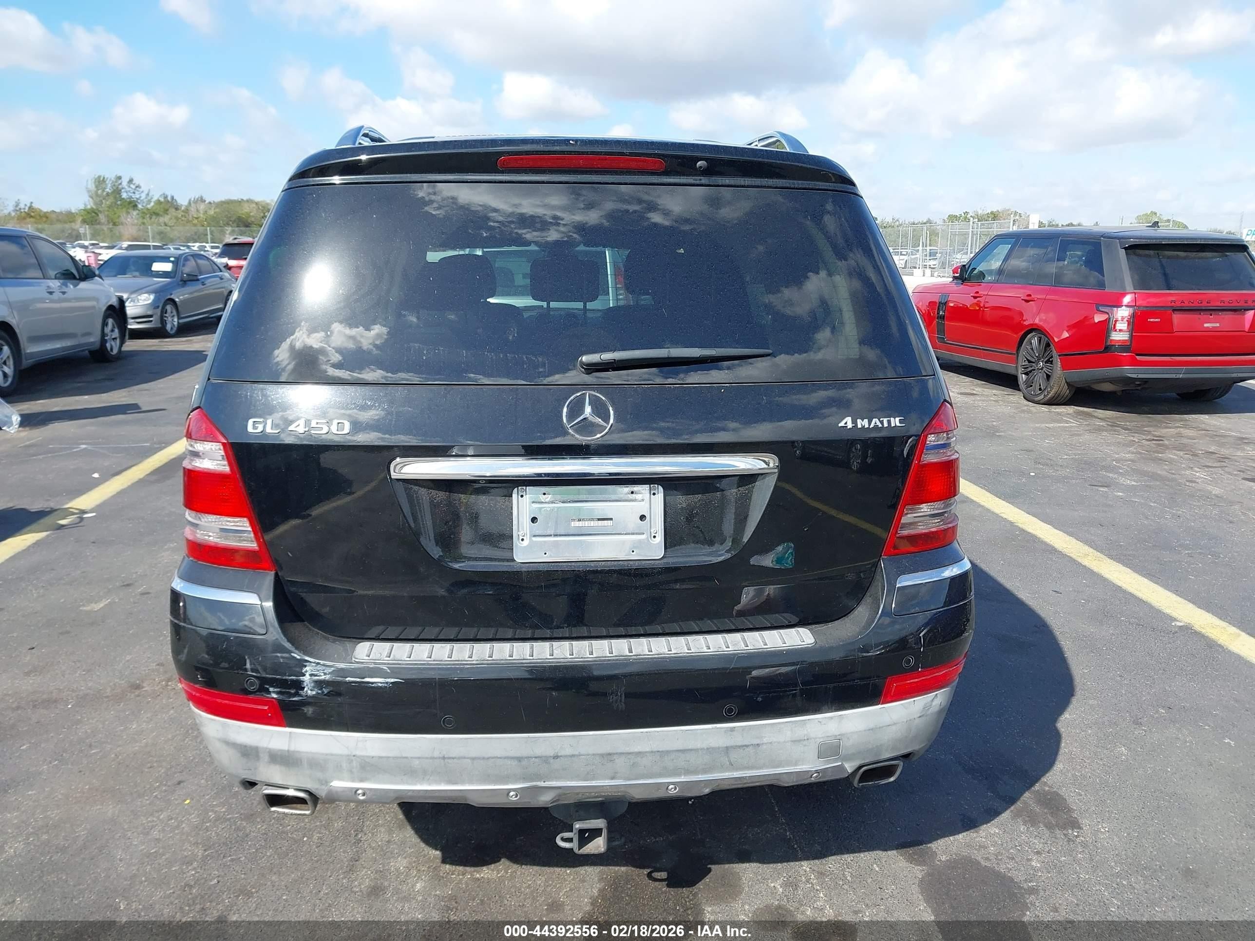 2009 Mercedes-benz Gl 450 4matic Черный vin: 4JGBF71E49A526385