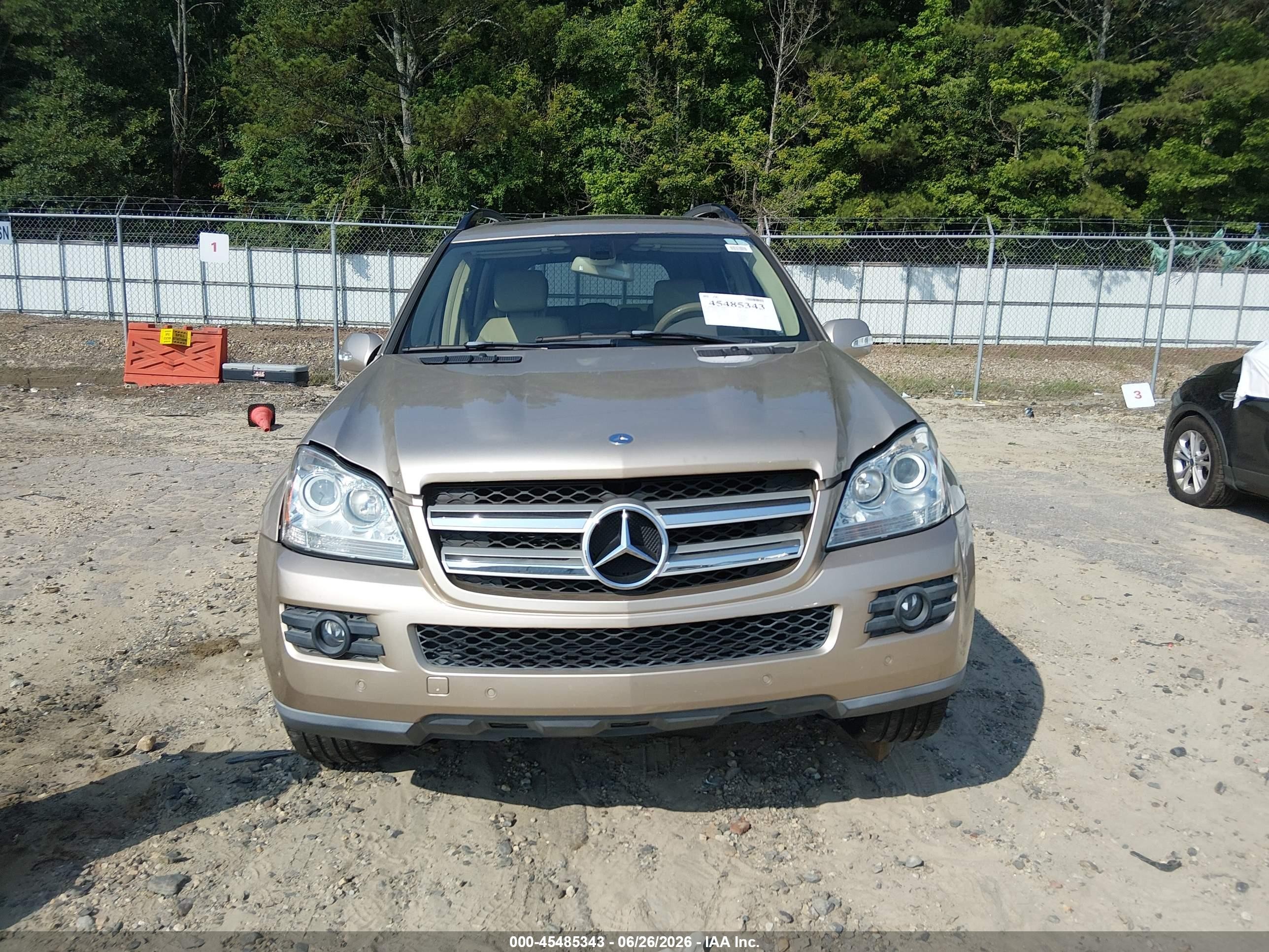 2007 Mercedes-benz Gl 450 4matic Gold vin: 4JGBF71E57A166704