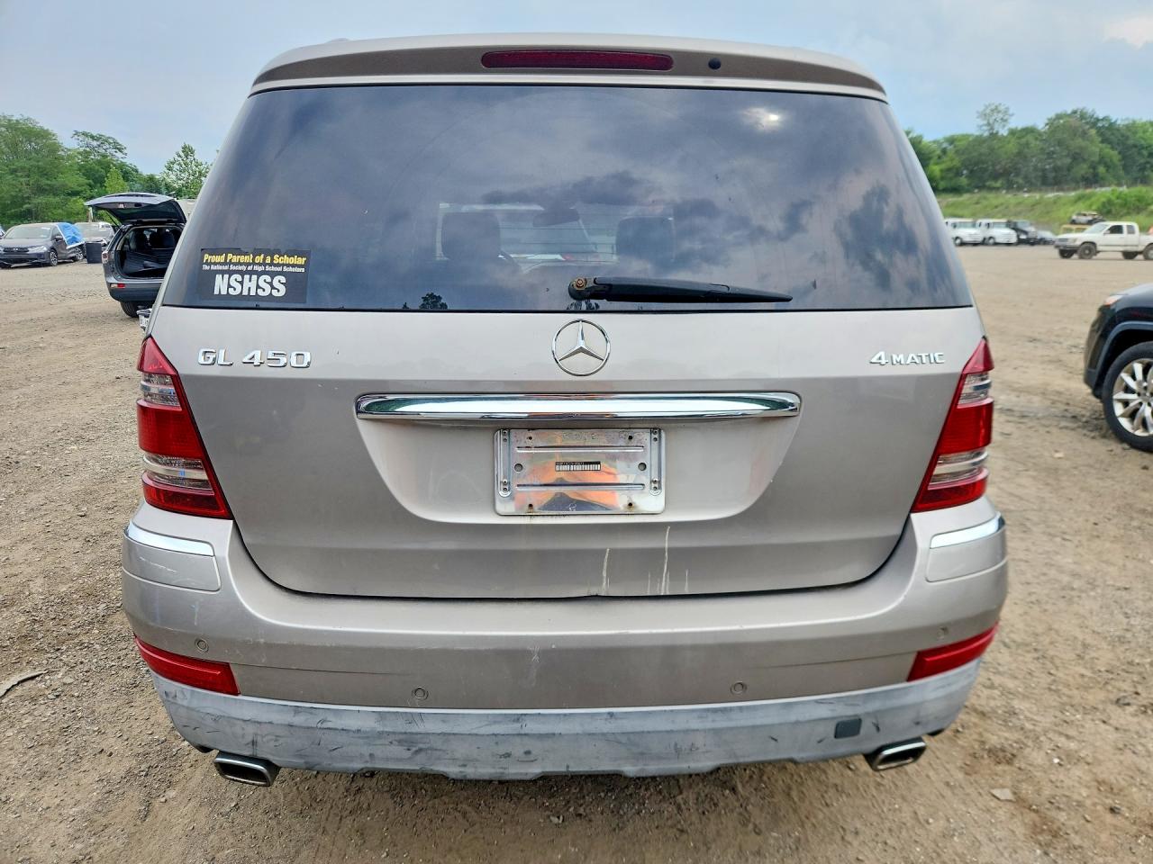 2007 Mercedes-benz Gl450 4 Matic Silver vin: 4JGBF71E57A190212