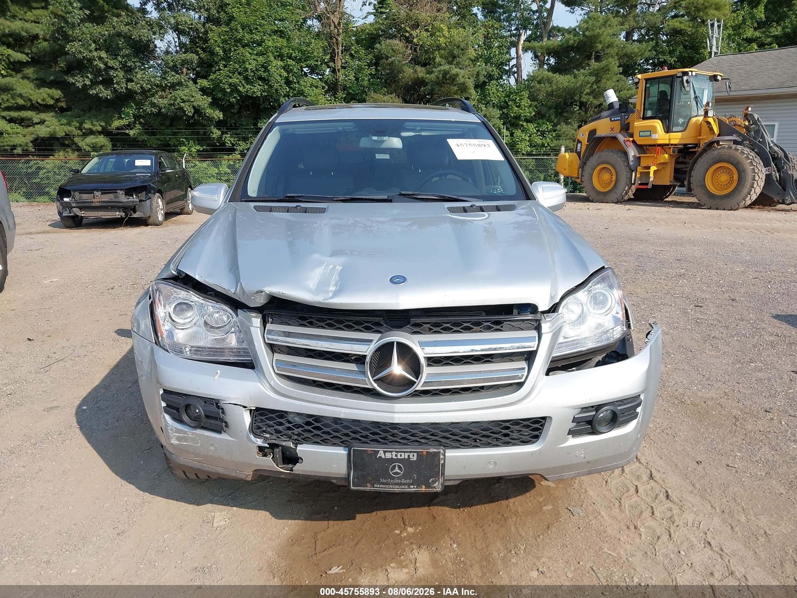 2009 Mercedes-benz Gl 450 4matic Silver vin: 4JGBF71E69A508003