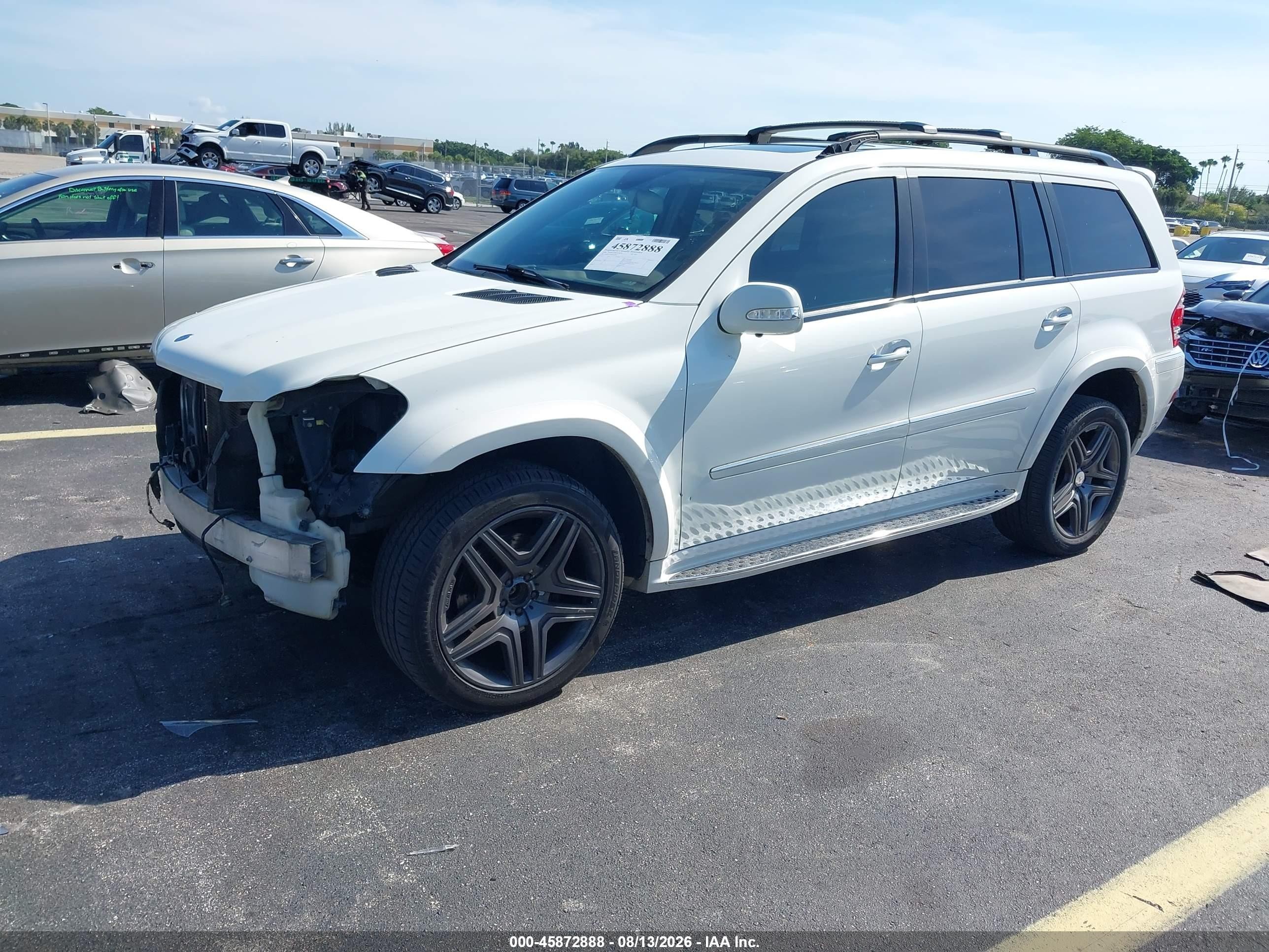2008 Mercedes-benz Gl 450 4matic White vin: 4JGBF71E78A301084