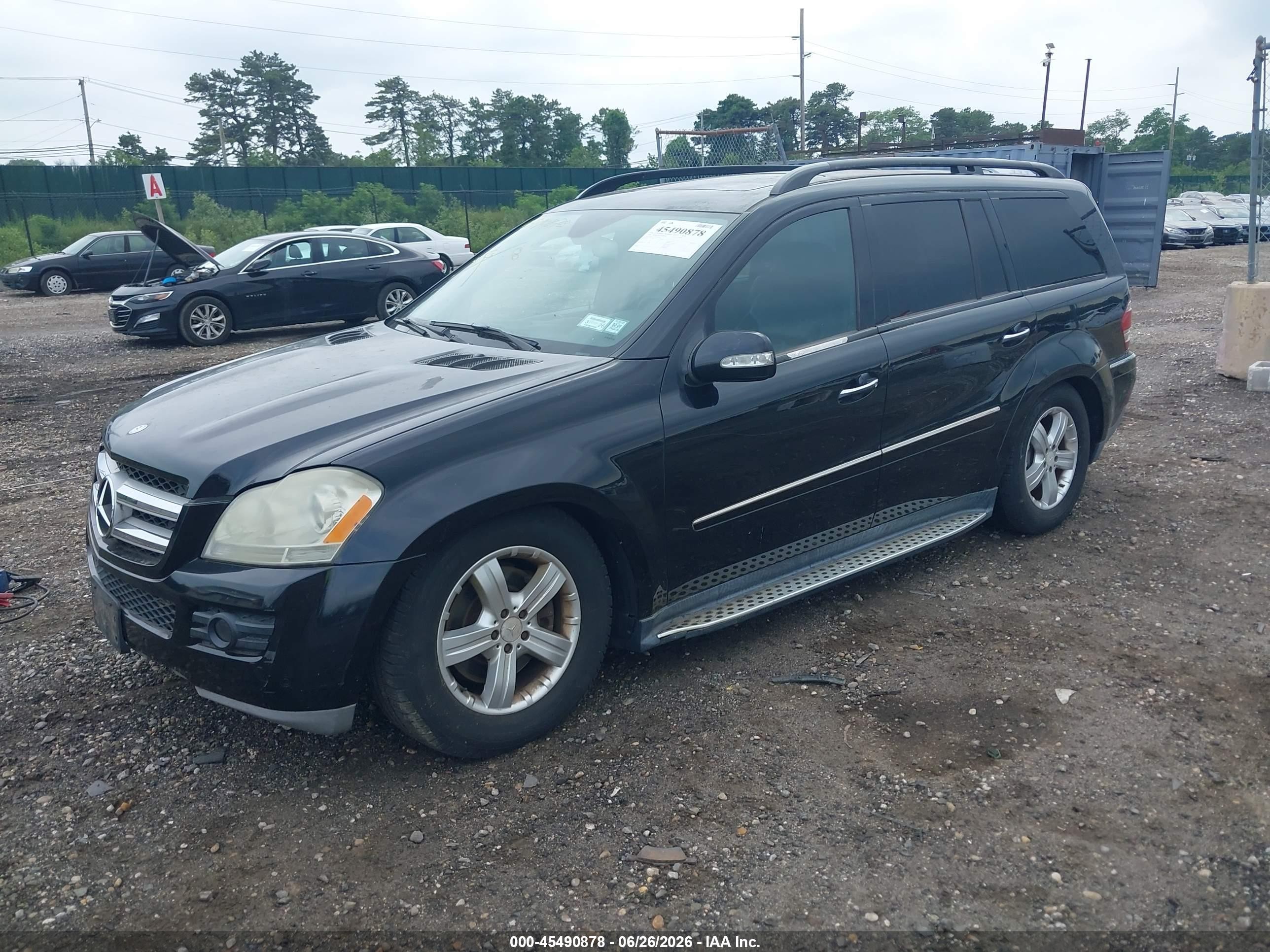 2008 Mercedes-benz Gl-class 4.6l Black vin: 4JGBF71E78A352973