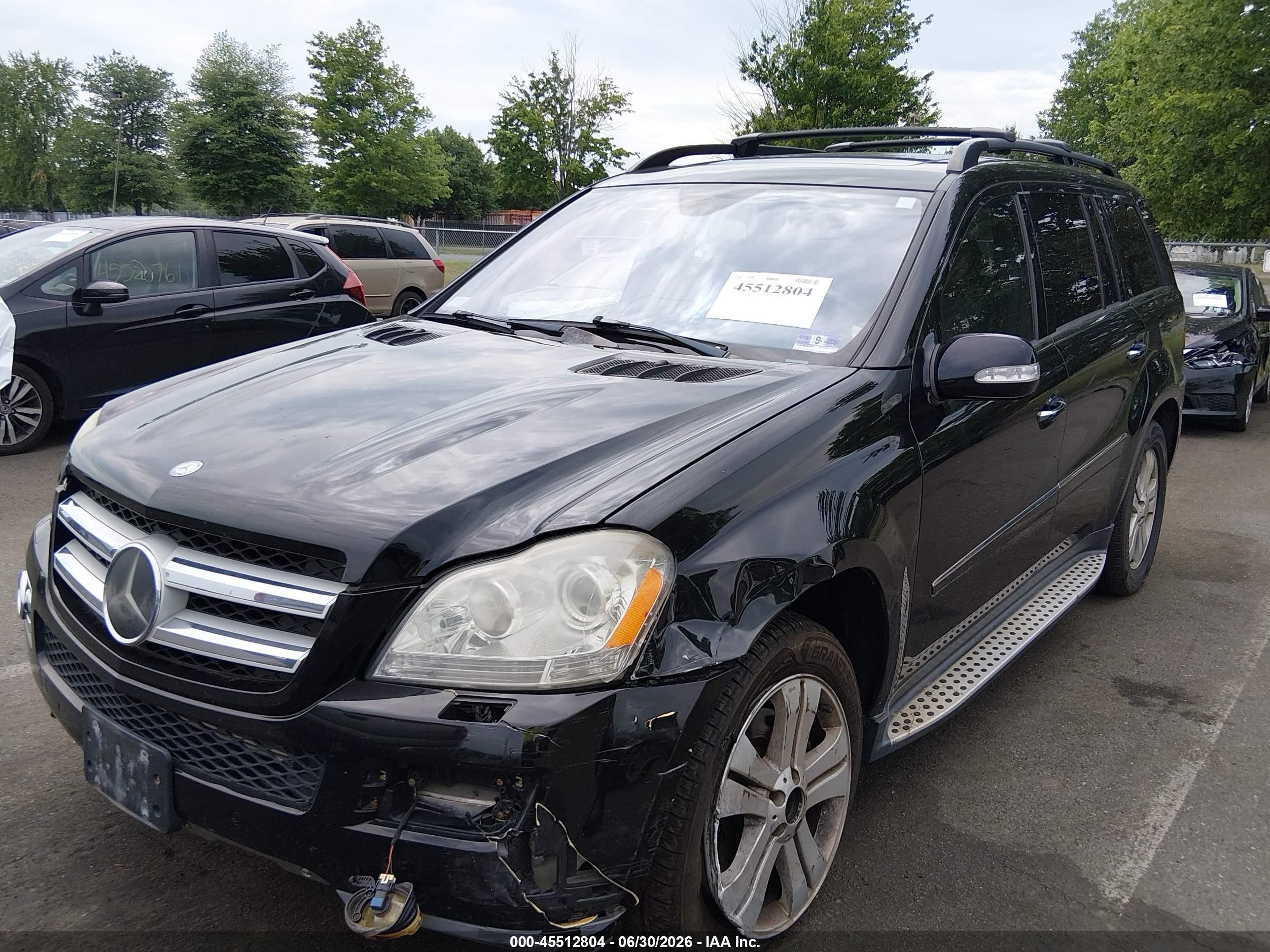 2008 Mercedes-benz Gl-class 4.6l Black vin: 4JGBF71E78A367151