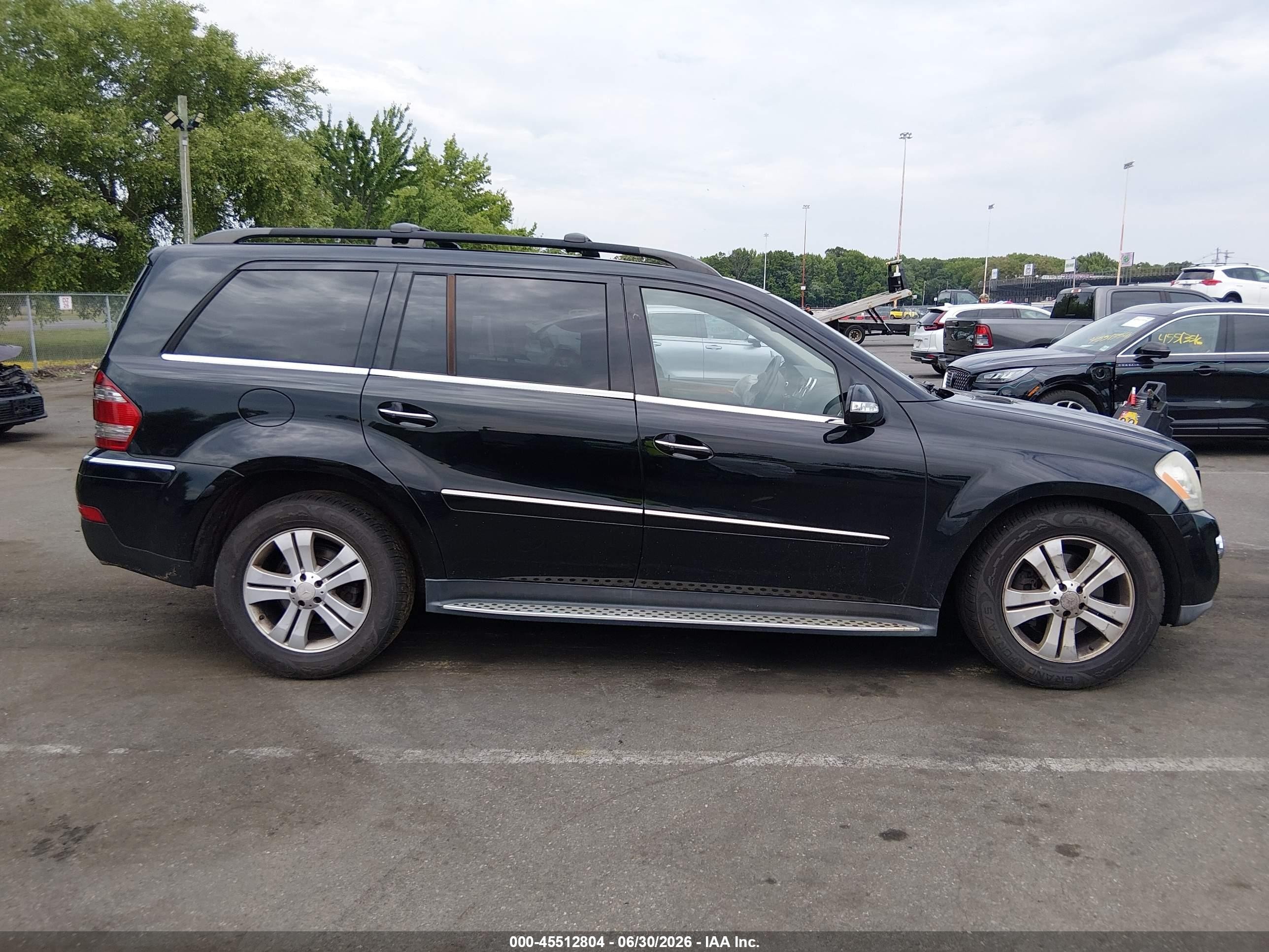 2008 Mercedes-benz Gl-class 4.6l Black vin: 4JGBF71E78A367151