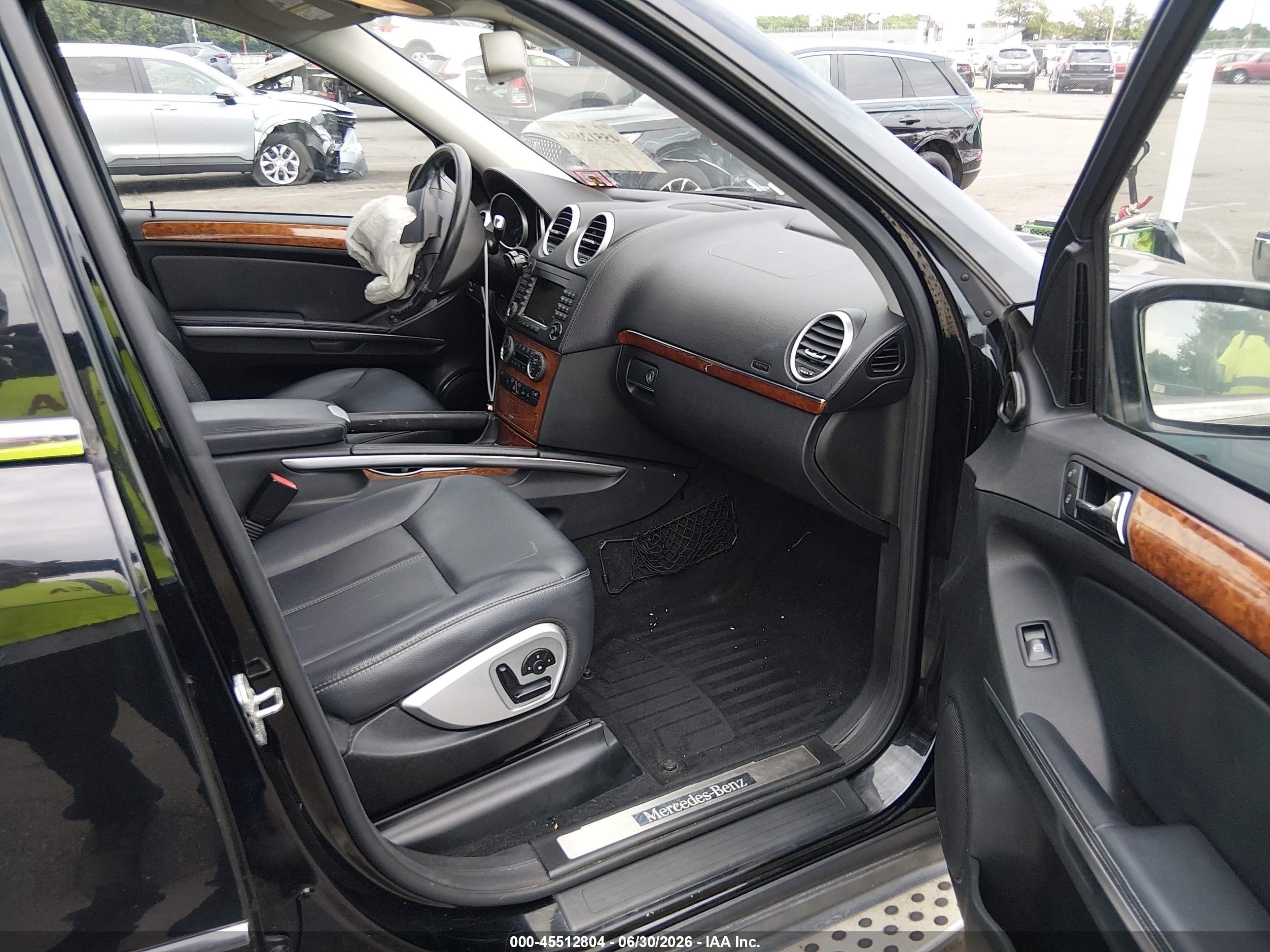 2008 Mercedes-benz Gl-class 4.6l Black vin: 4JGBF71E78A367151