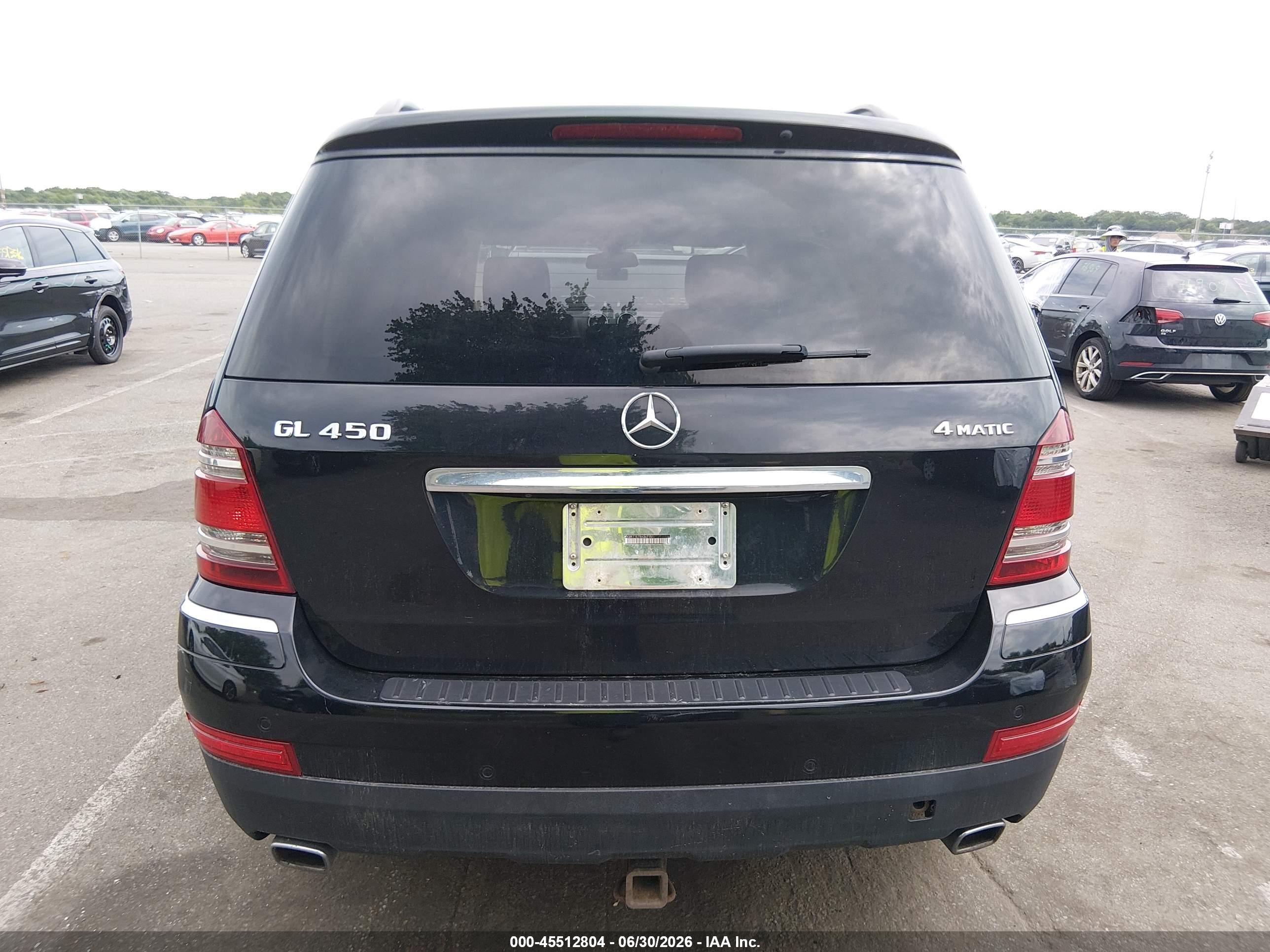 2008 Mercedes-benz Gl-class 4.6l Black vin: 4JGBF71E78A367151