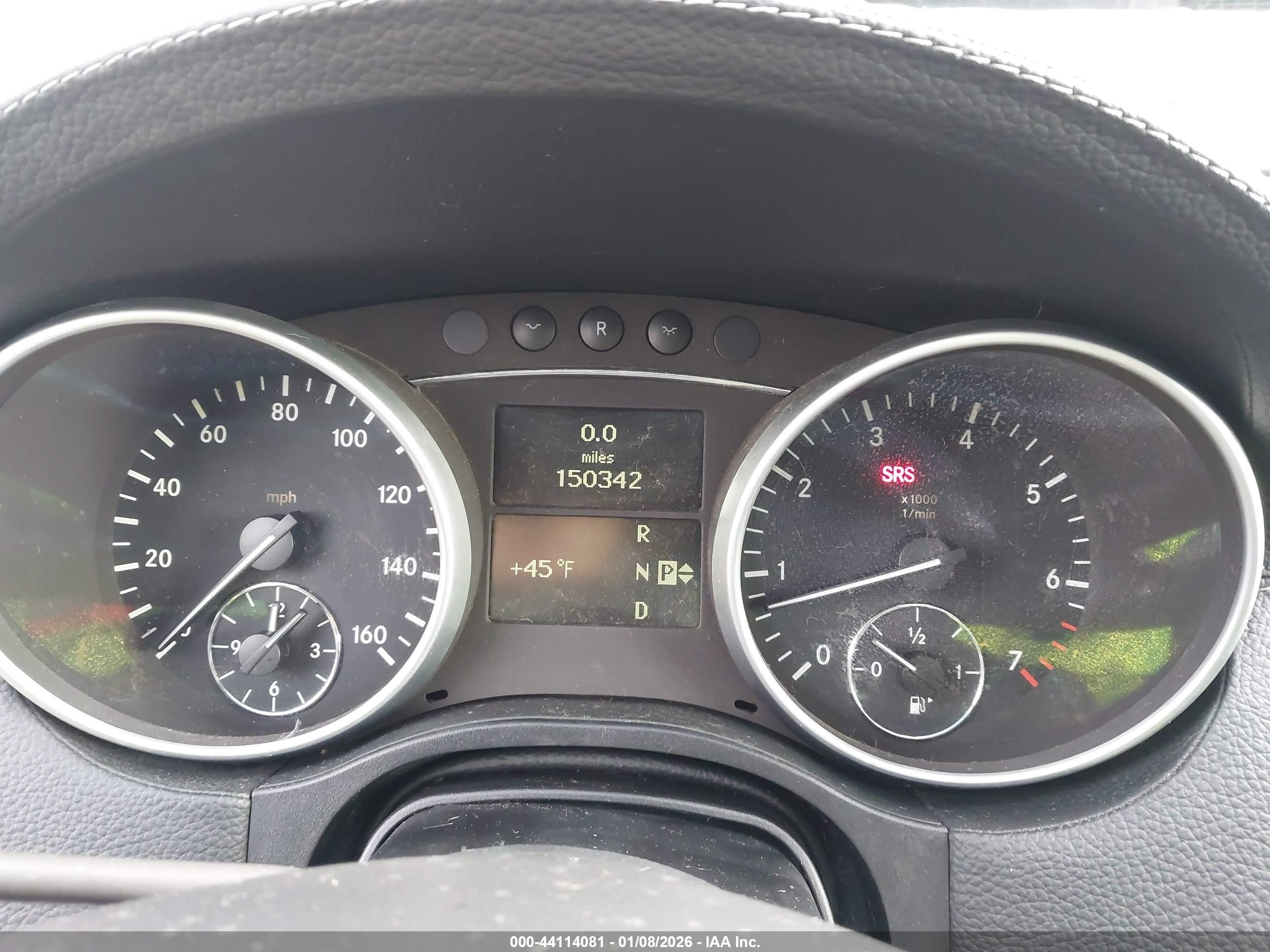 2007 Mercedes-benz Gl 450 4matic Черный vin: 4JGBF71E87A255196