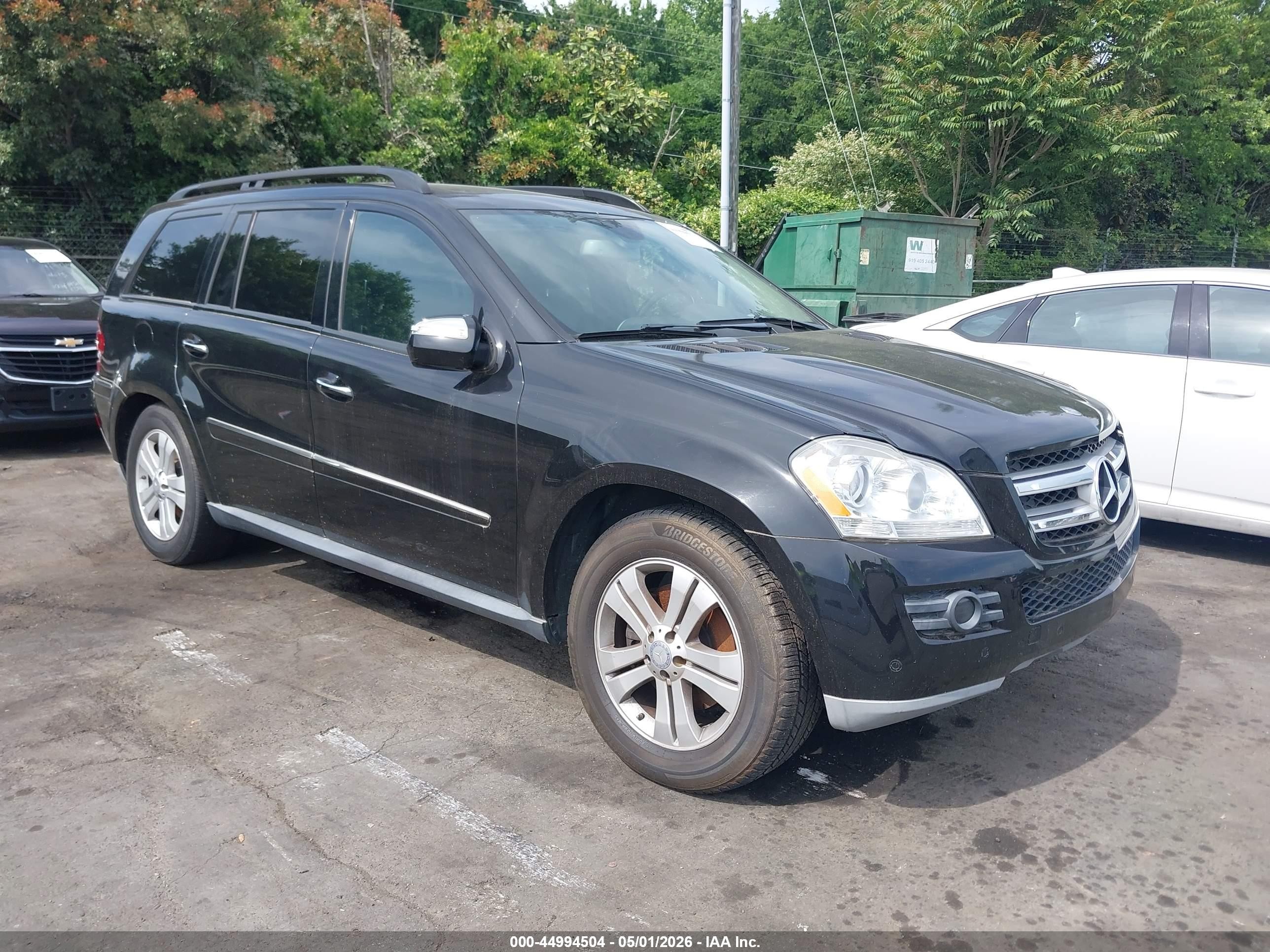 2009 Mercedes-benz Gl 450 4matic Black vin: 4JGBF71E89A507516