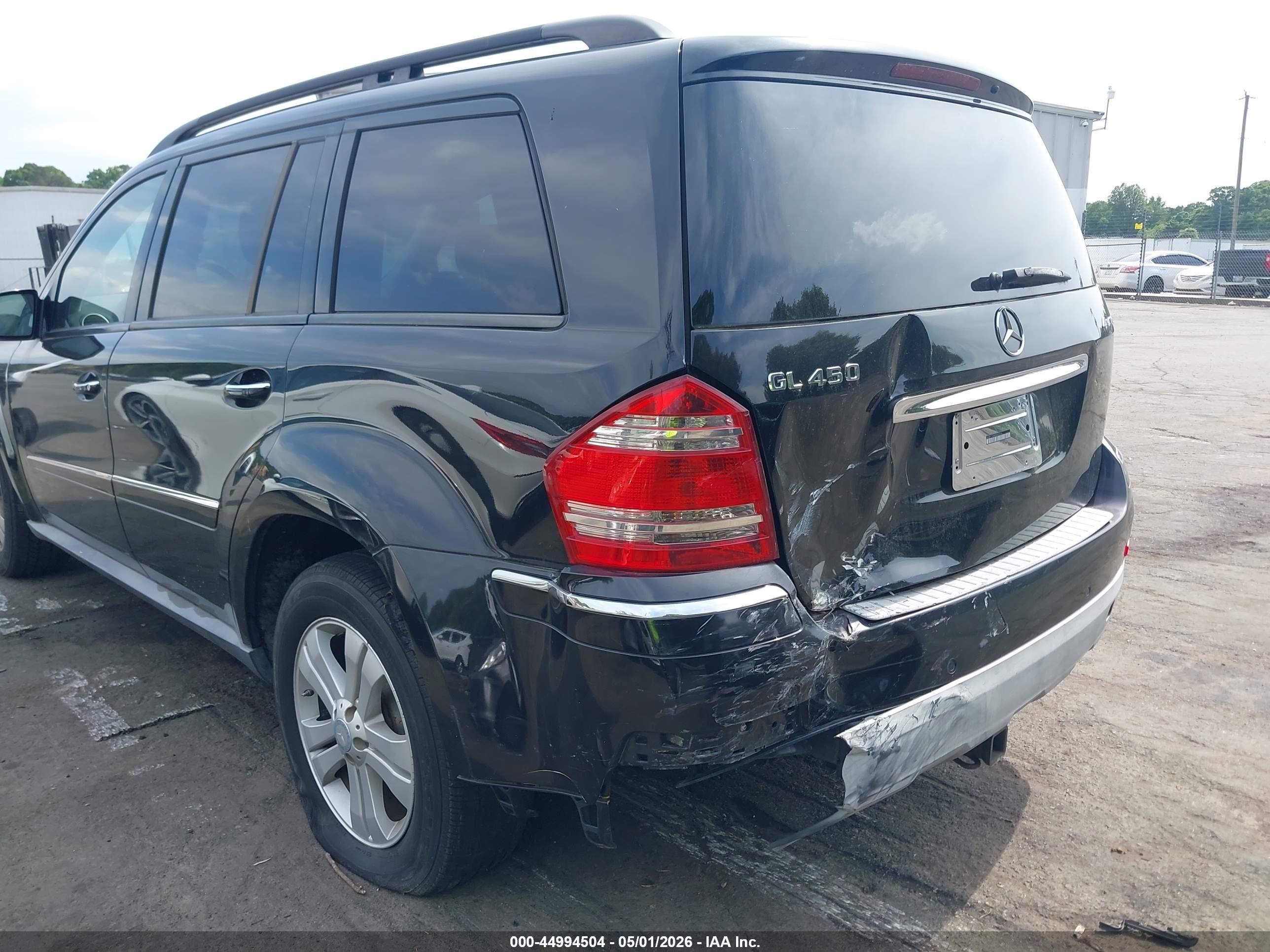 2009 Mercedes-benz Gl 450 4matic Black vin: 4JGBF71E89A507516