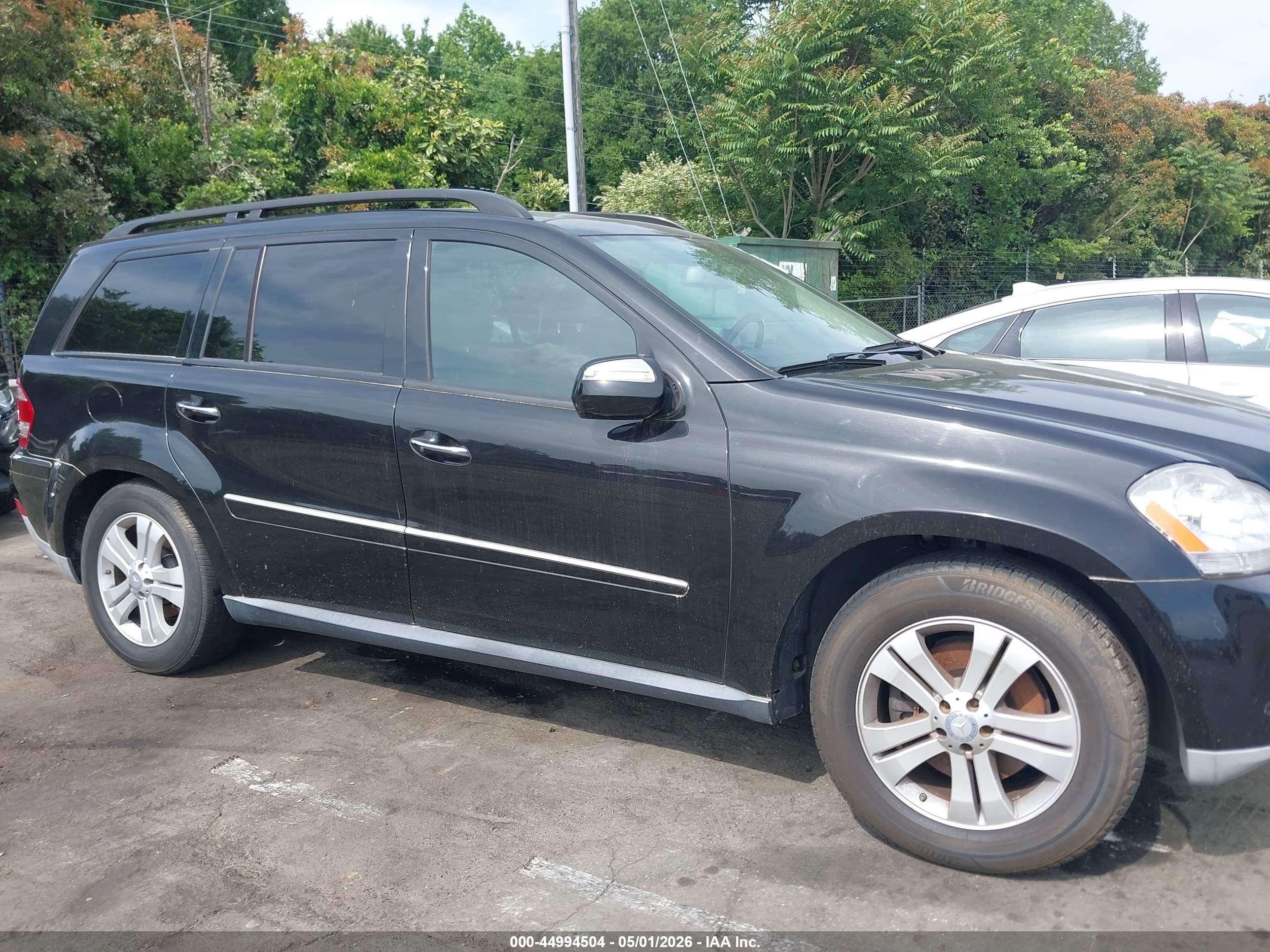 2009 Mercedes-benz Gl 450 4matic Black vin: 4JGBF71E89A507516